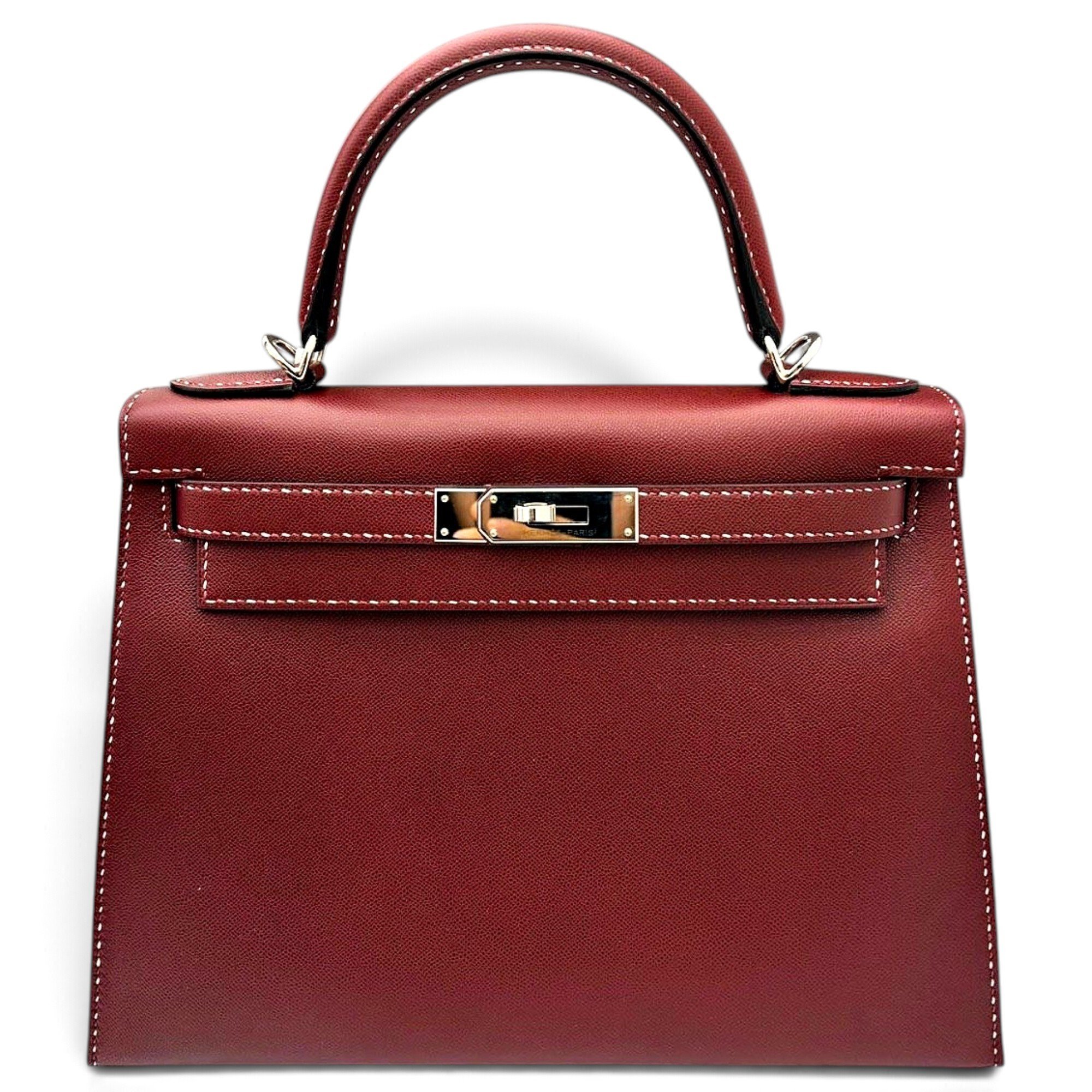 Kelly 28 leather handbag