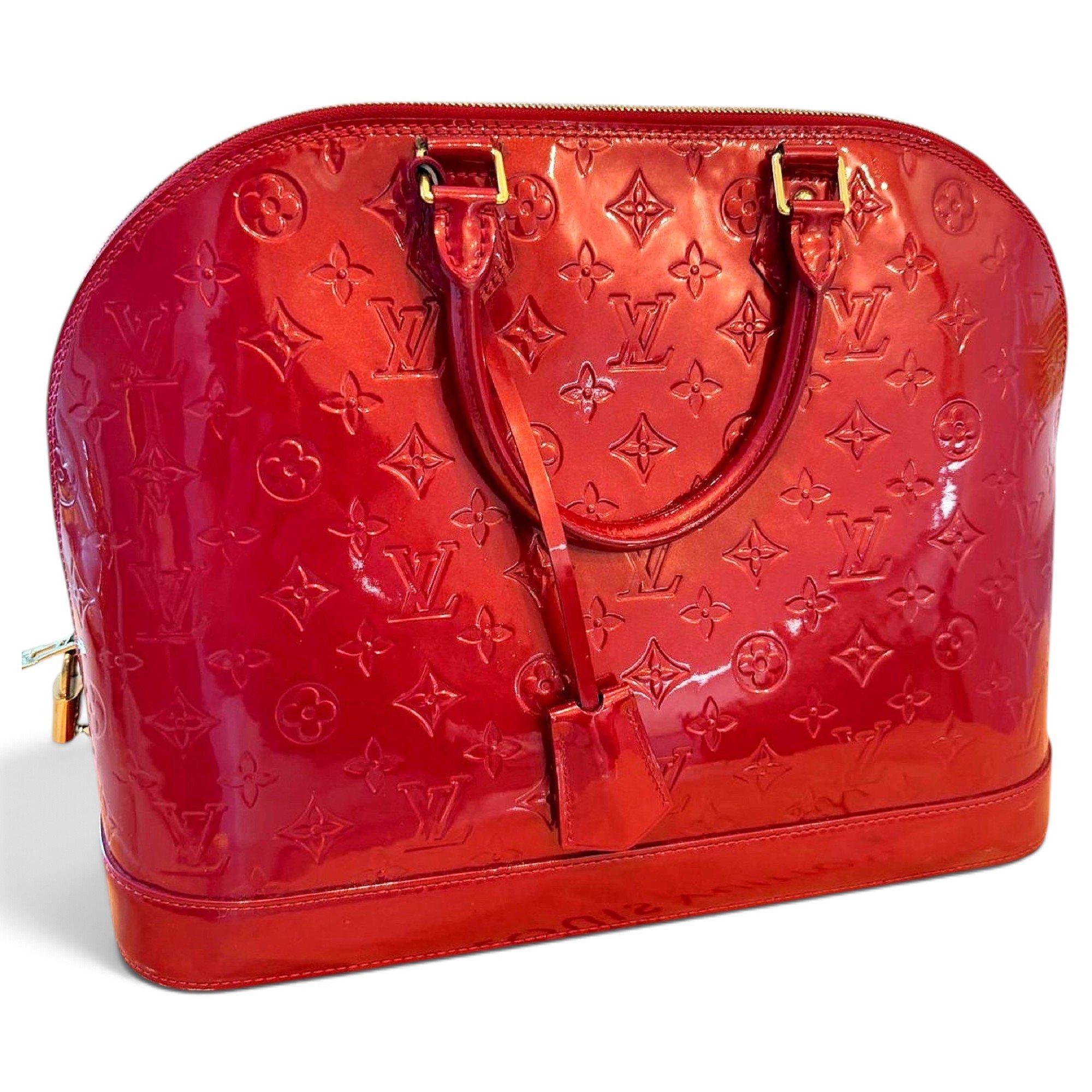 Alma patent leather handbag
