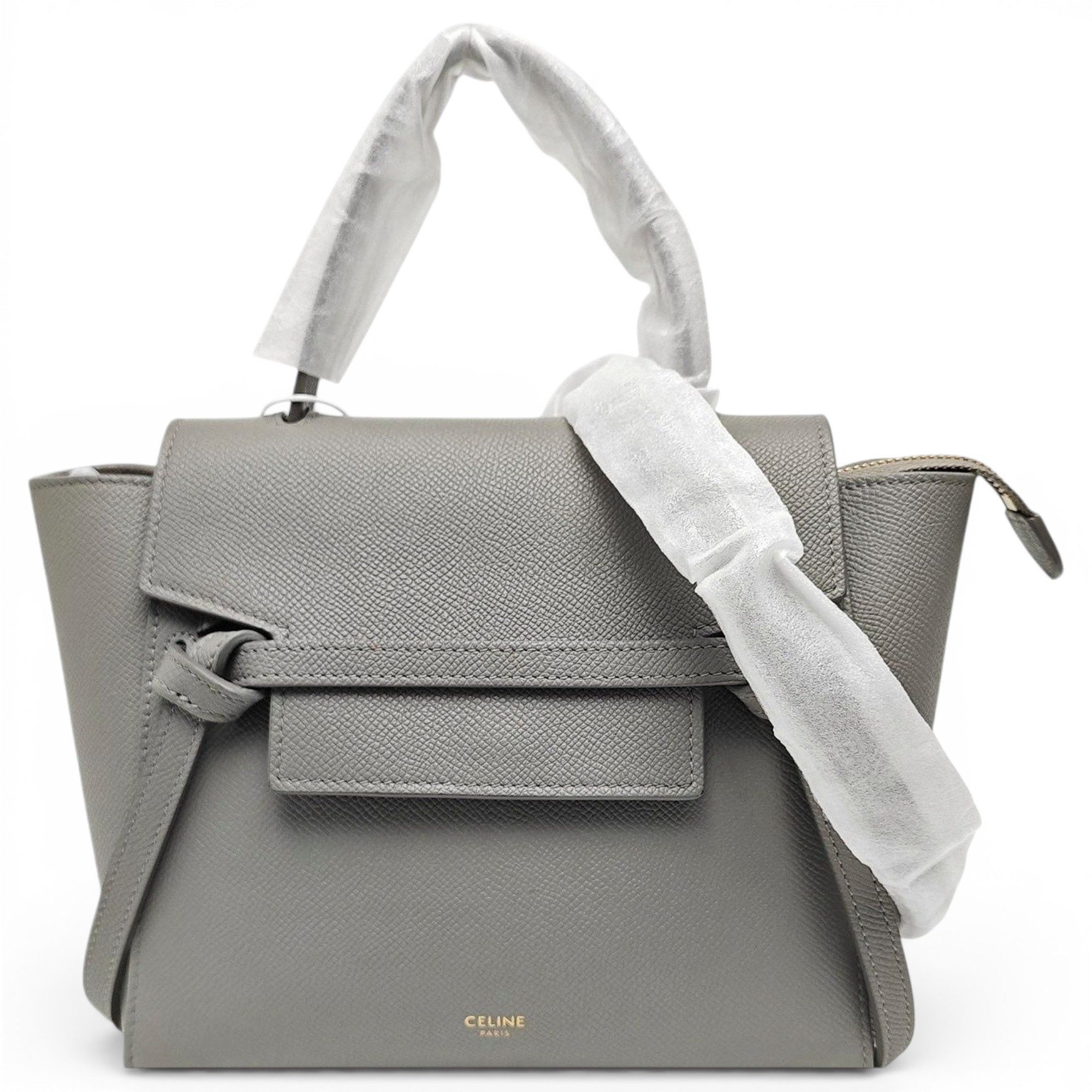 Belt leather handbag