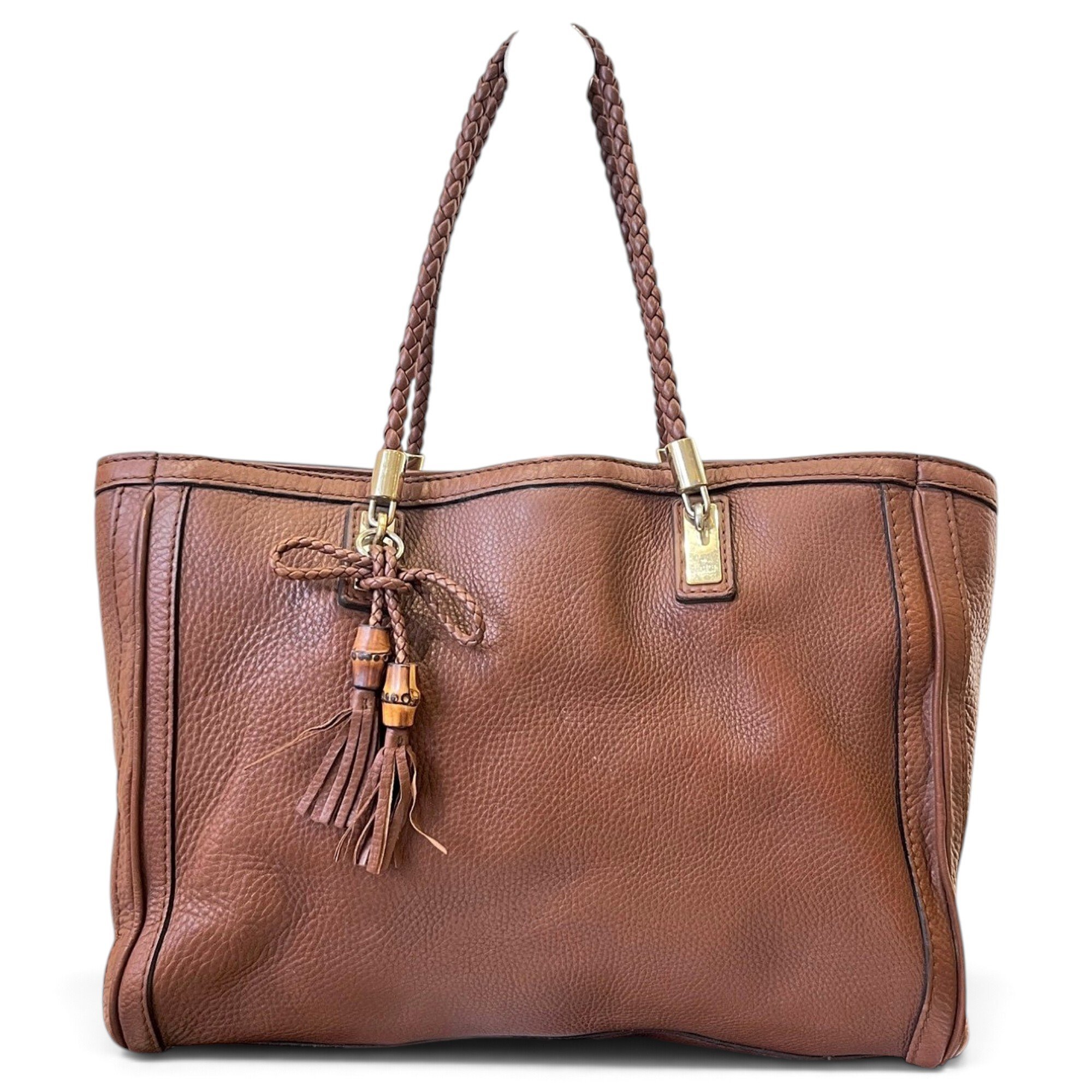 Leather tote