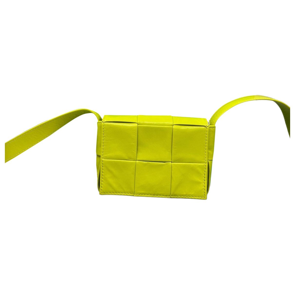 Cassette leather handbag