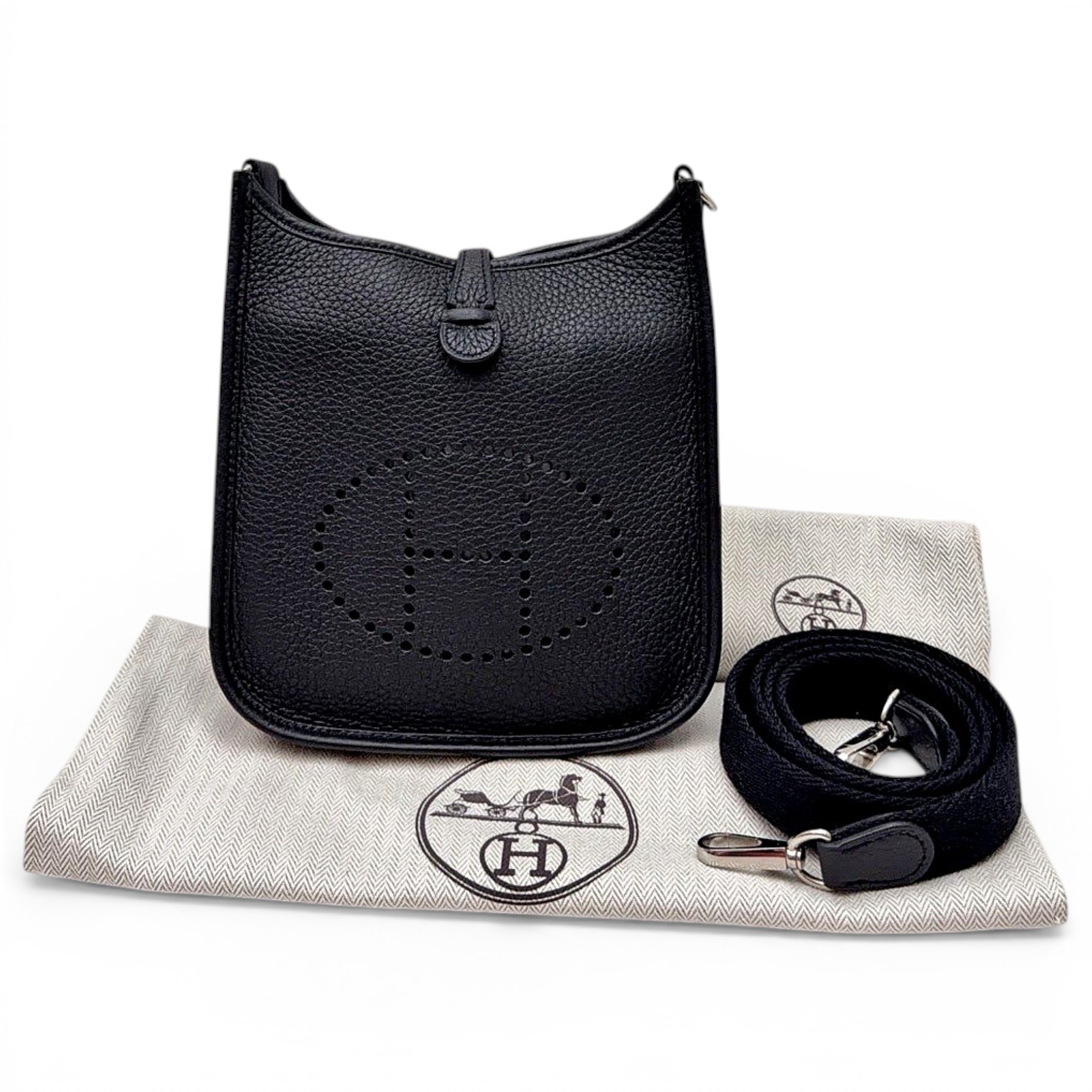 Mini Evelyne leather handbag