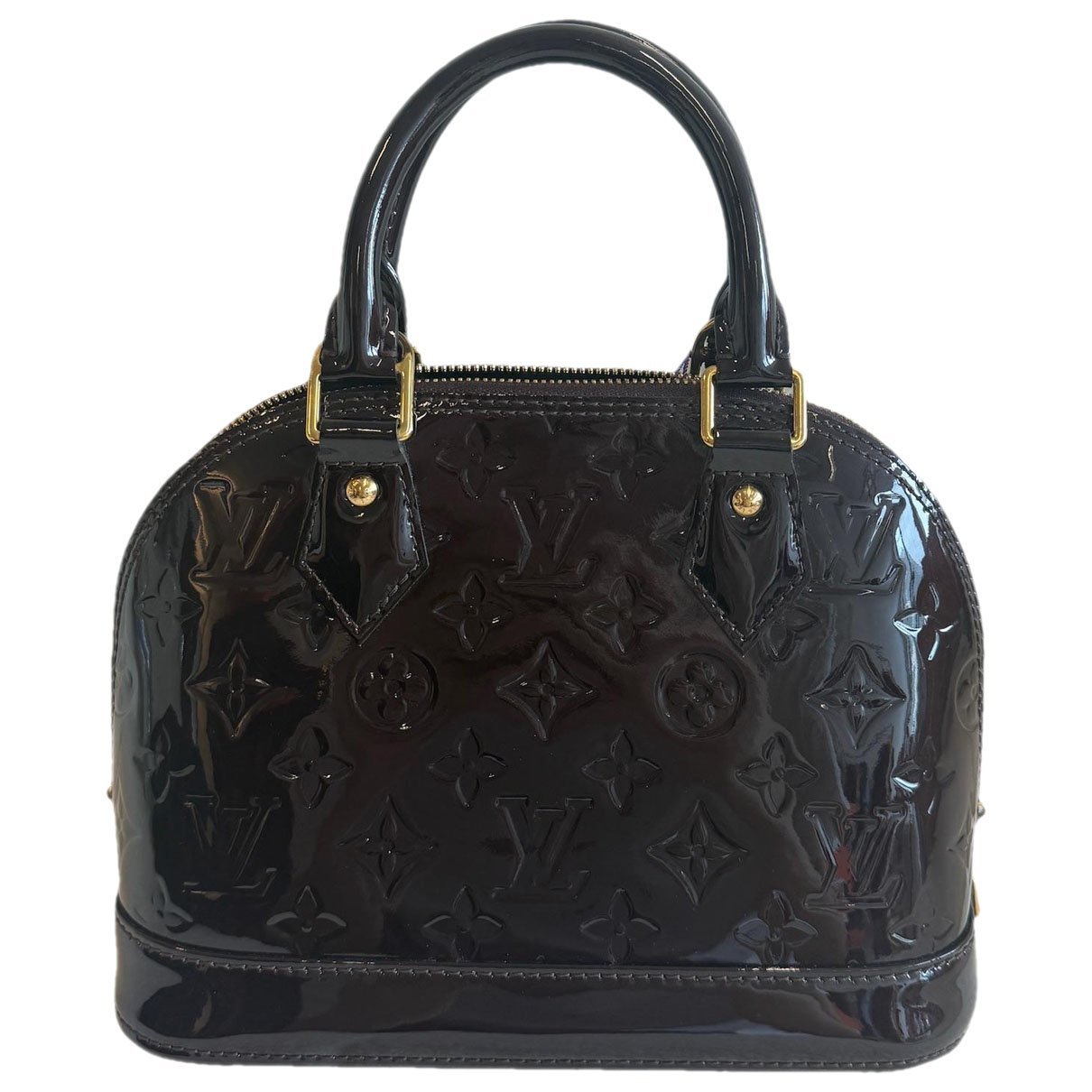 Alma BB patent leather handbag