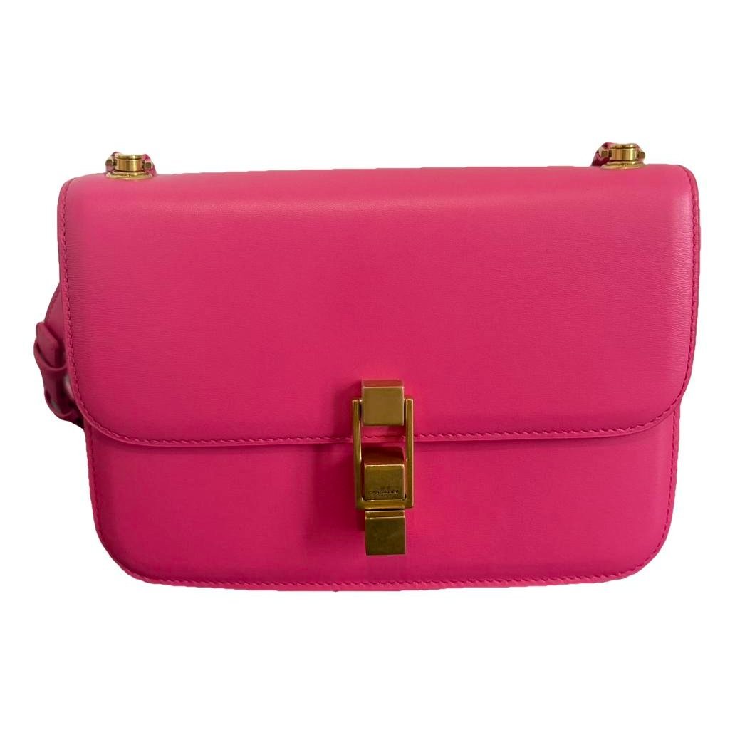 Carré leather handbag