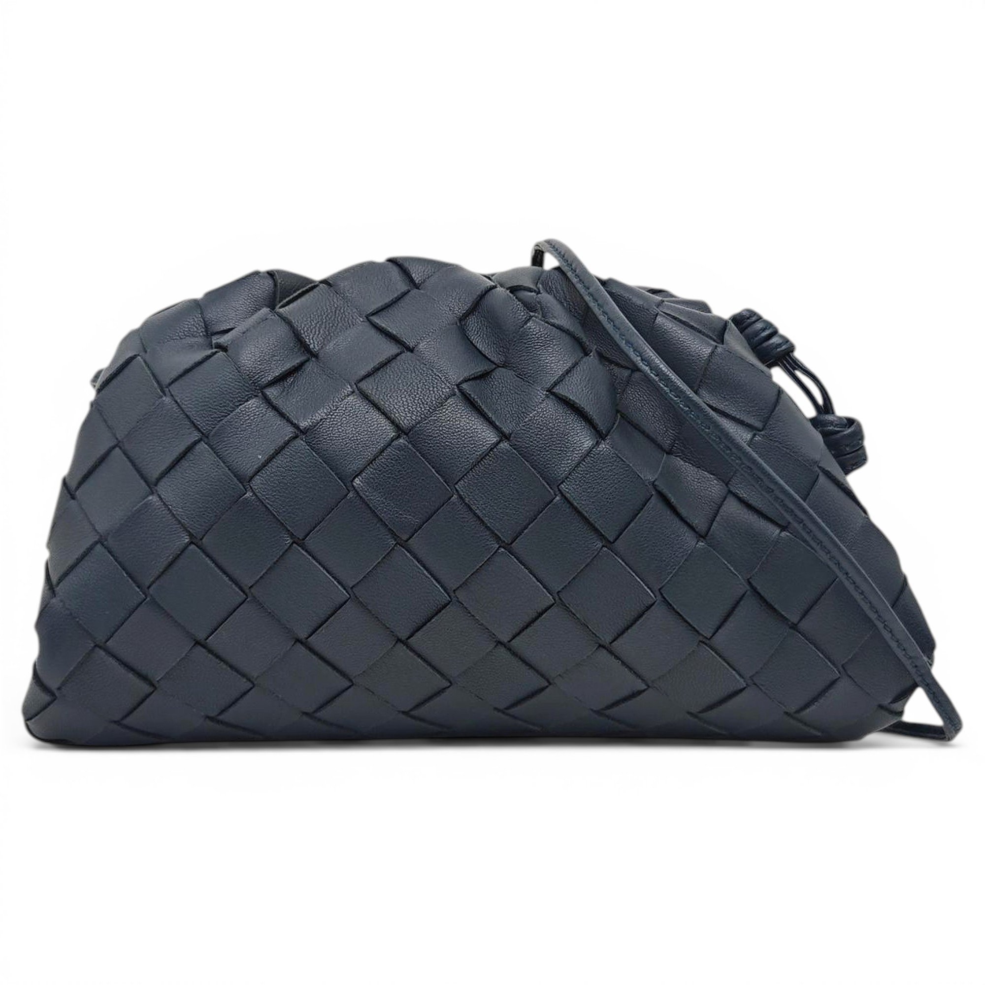 Pouch leather handbag