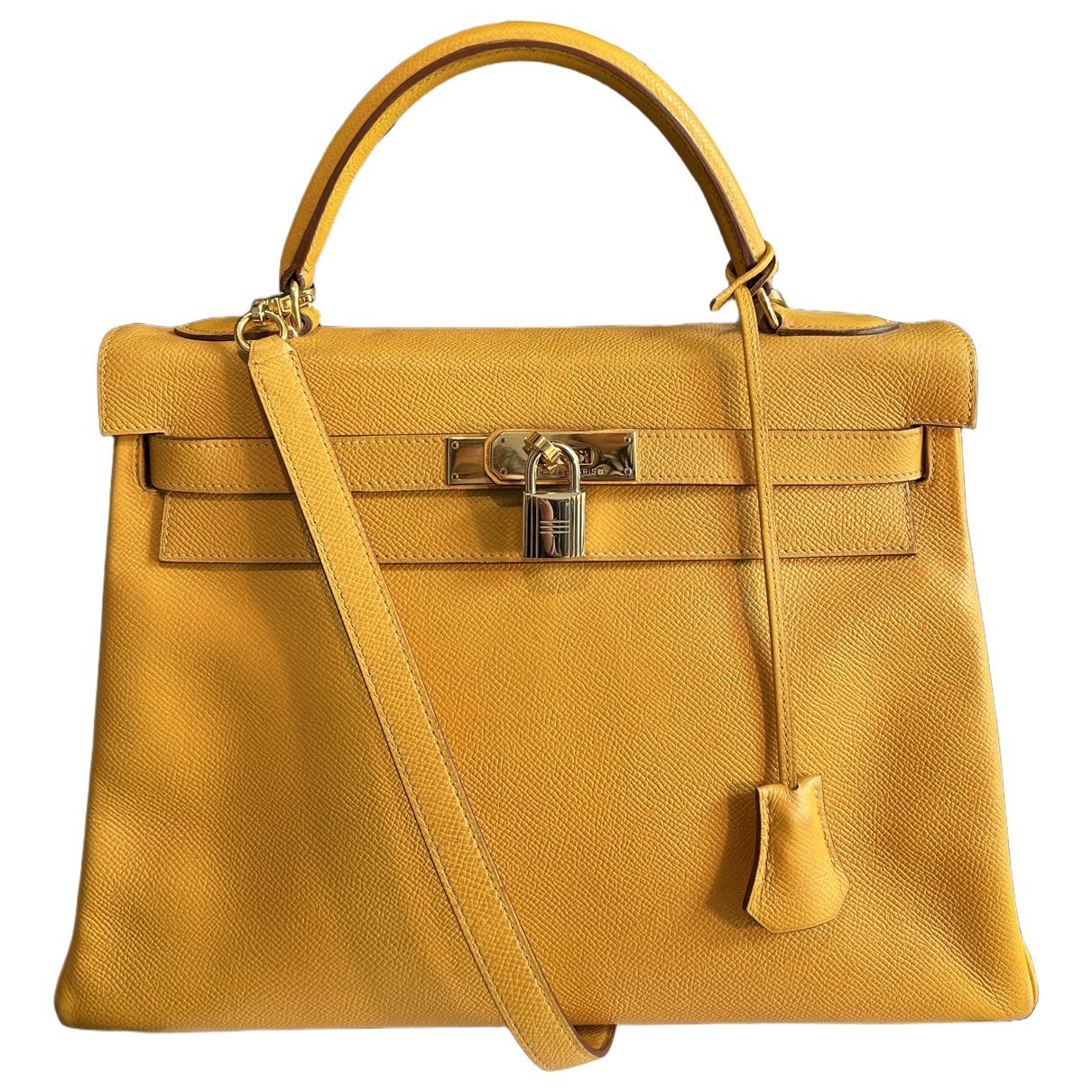 Kelly 32 leather handbag