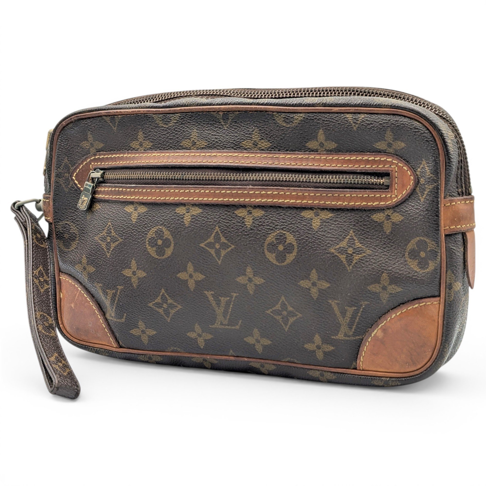 Marly Dragonne leather clutch bag