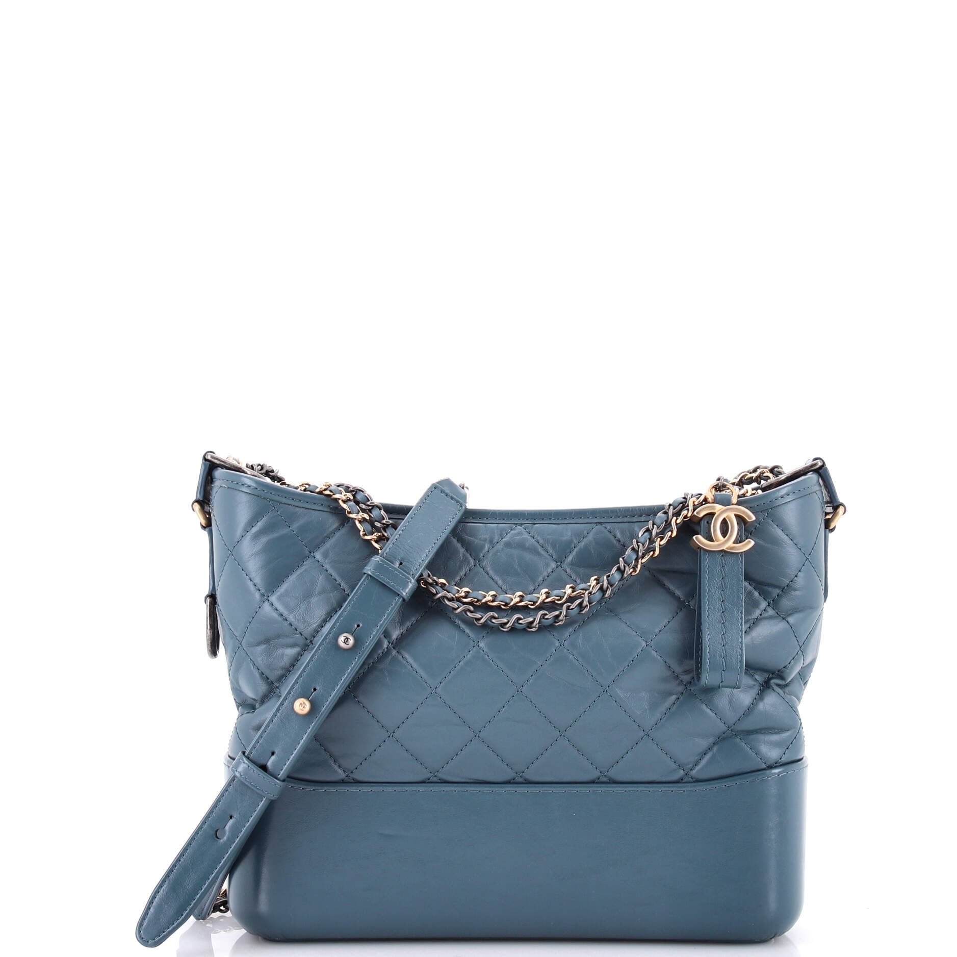 Gabrielle Hobo Quilted Aged Calfskin Medium