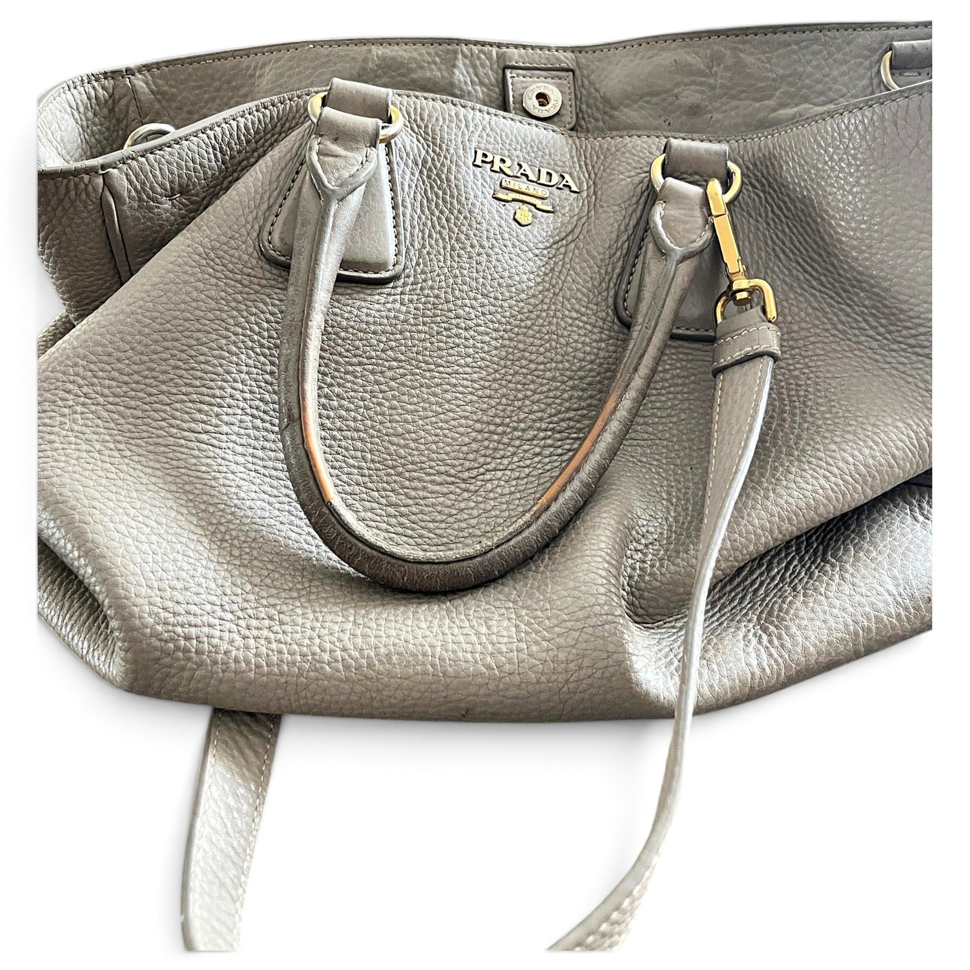 Leather tote