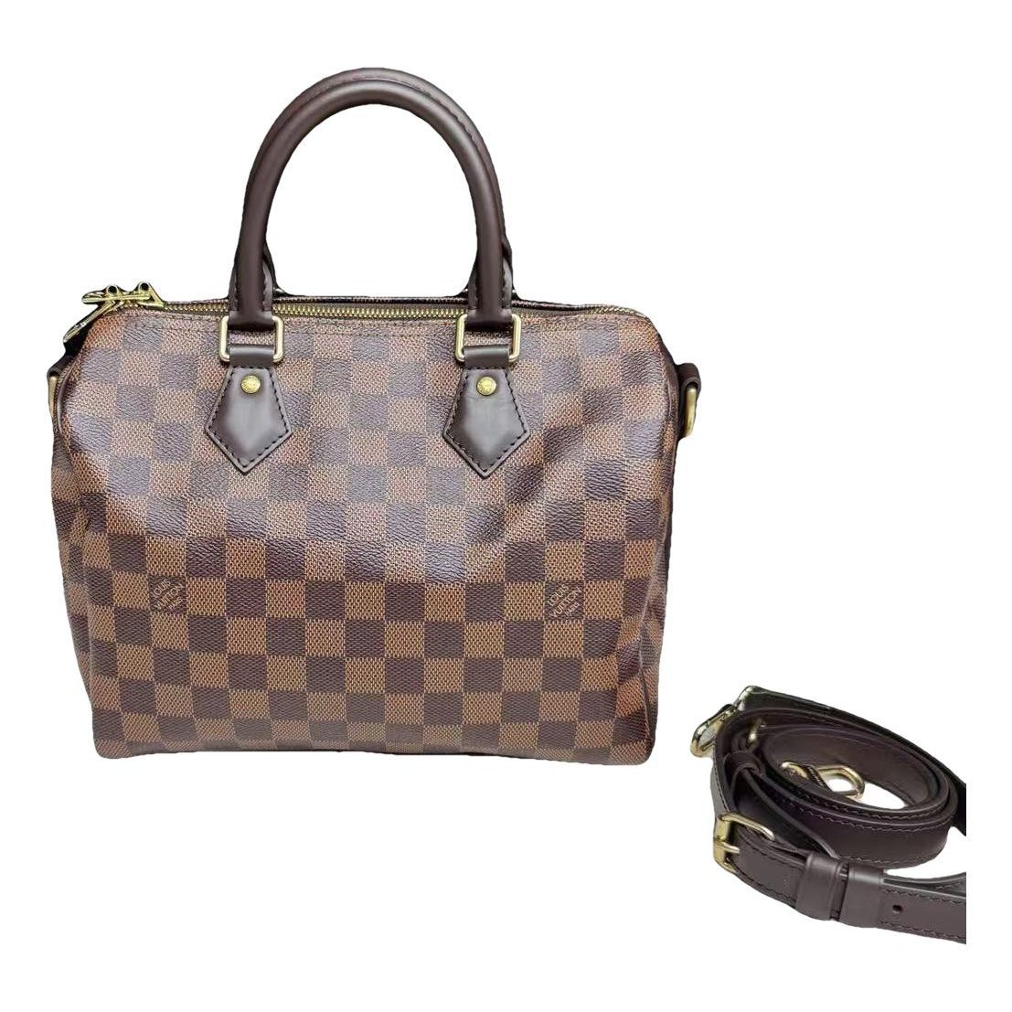 Speedy leather crossbody bag