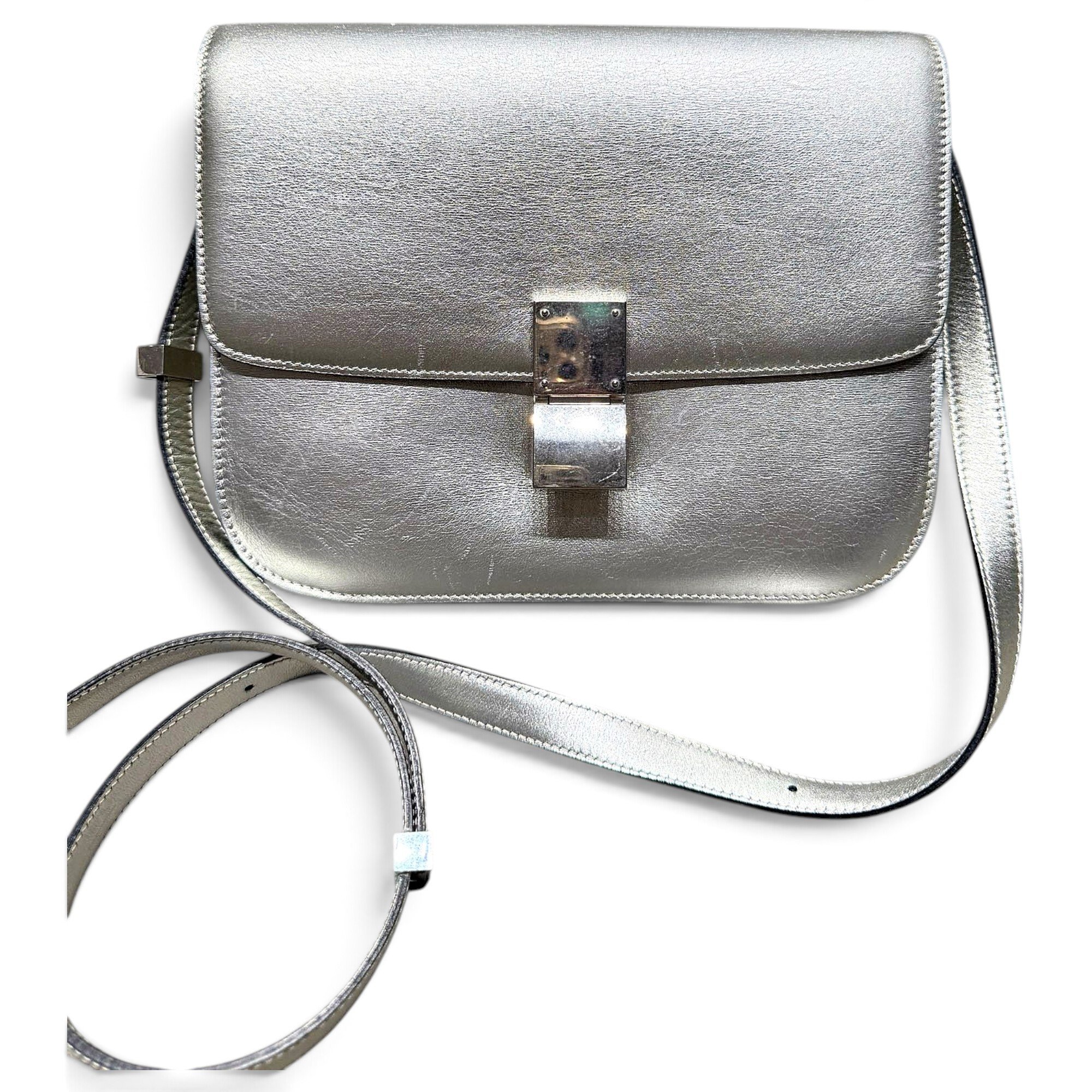 Classic leather handbag