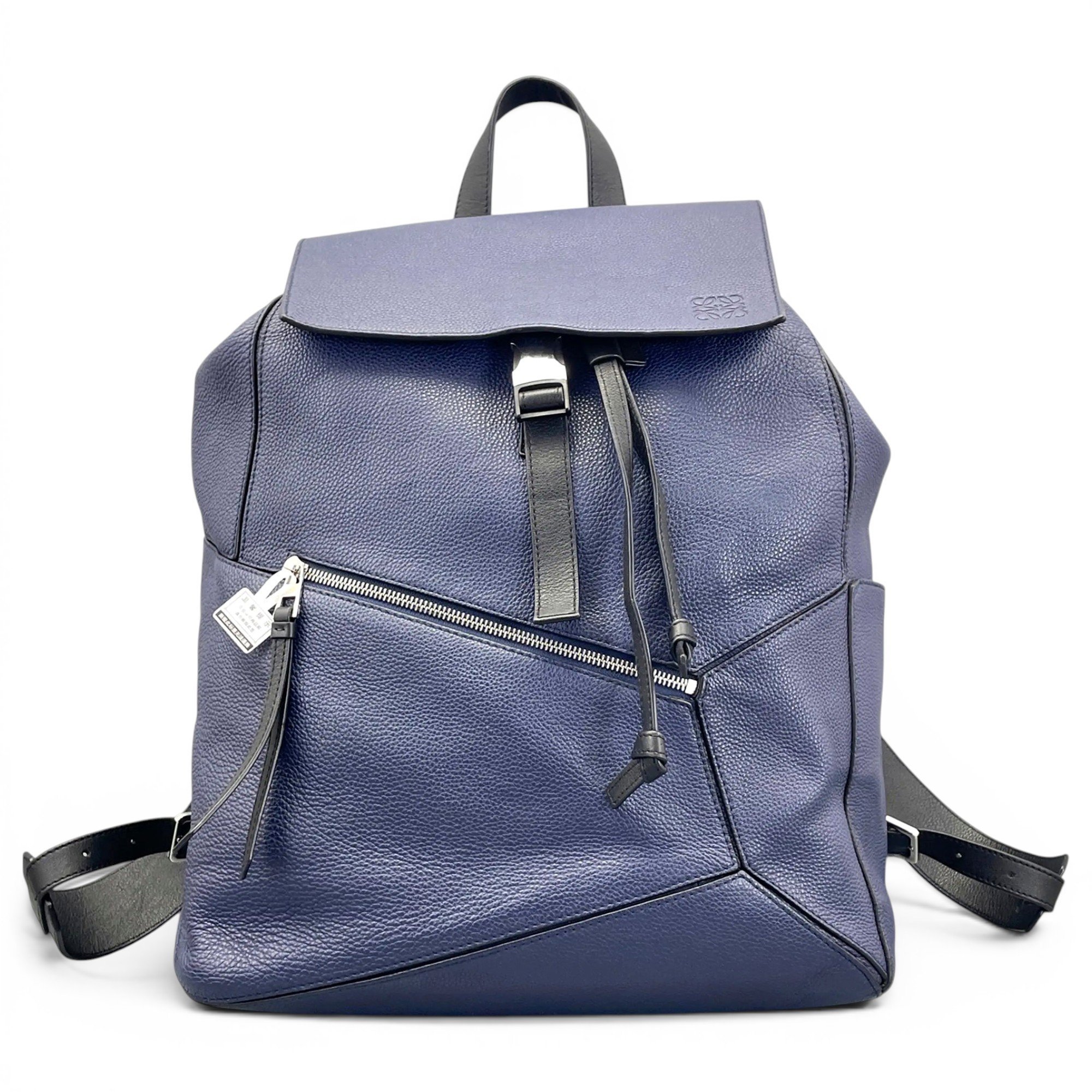 Leather backpack