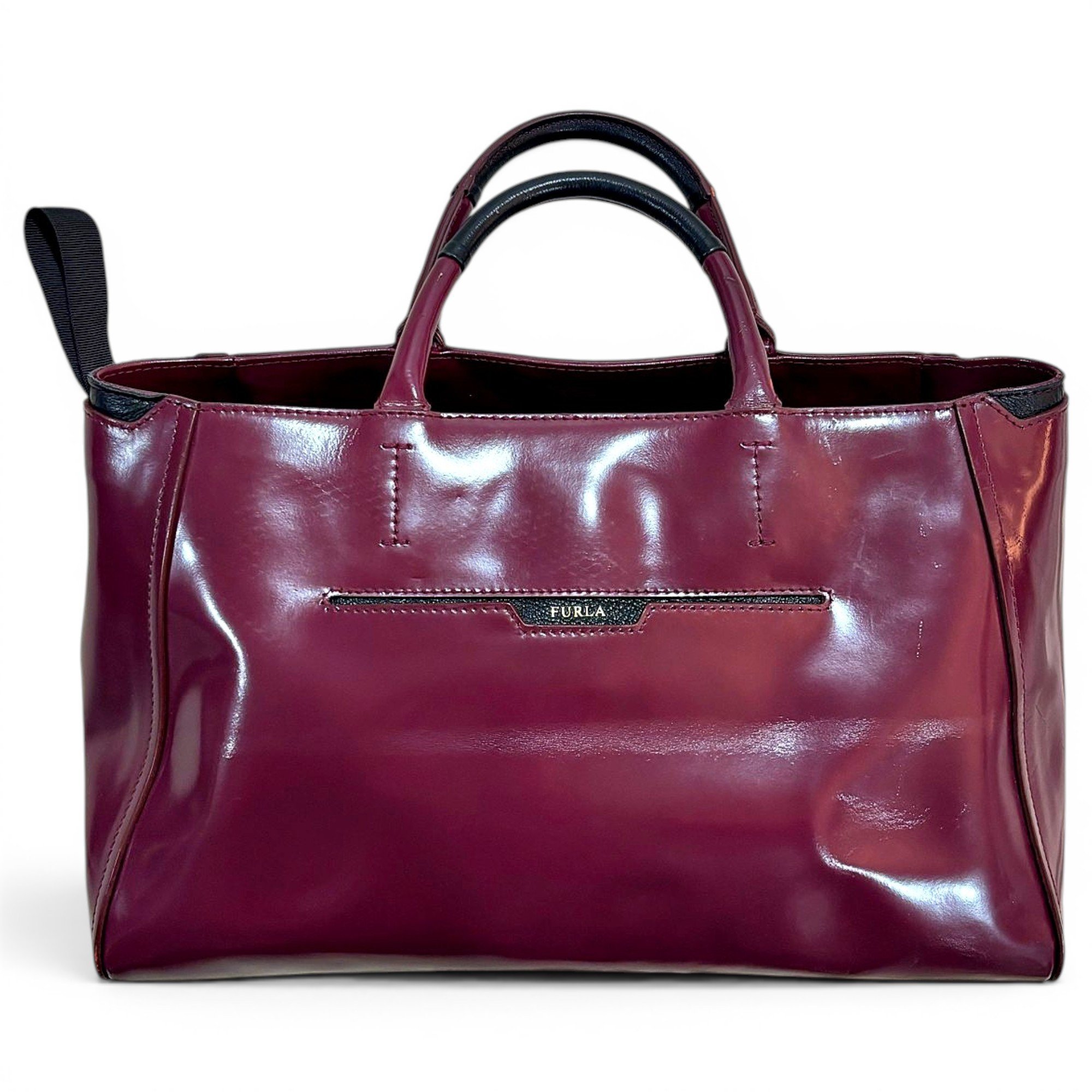 Leather handbag