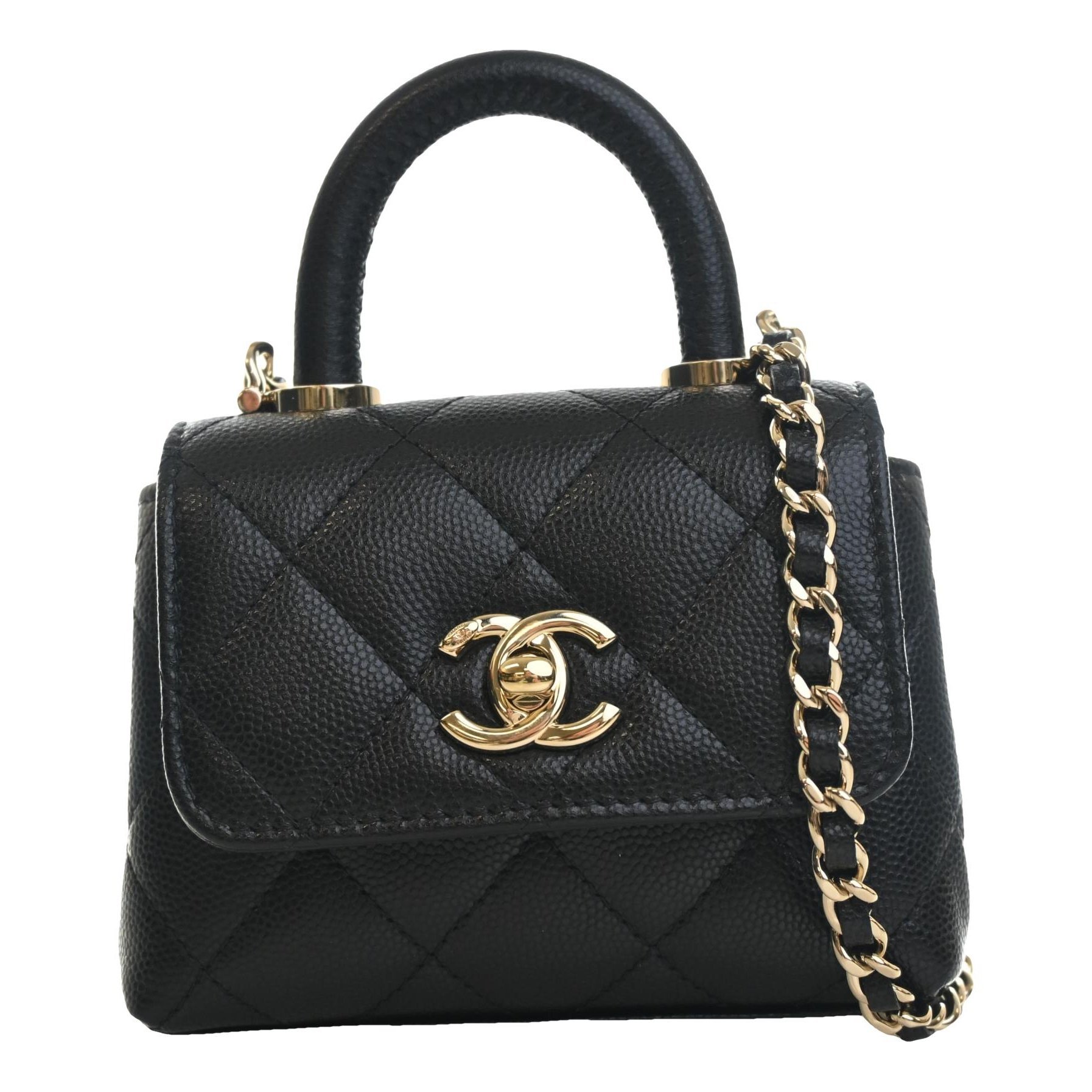 Coco Handle leather mini bag