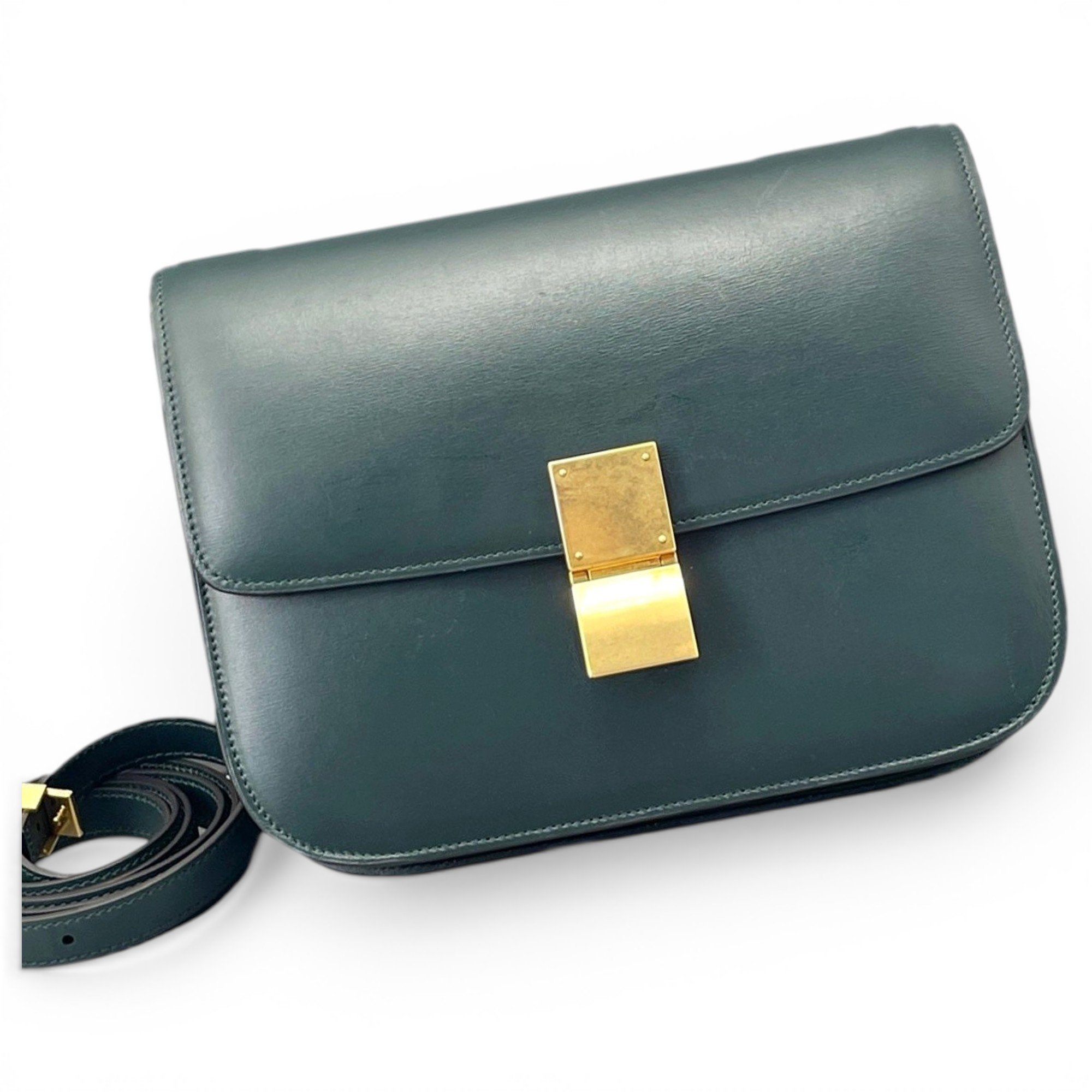 Classic leather handbag