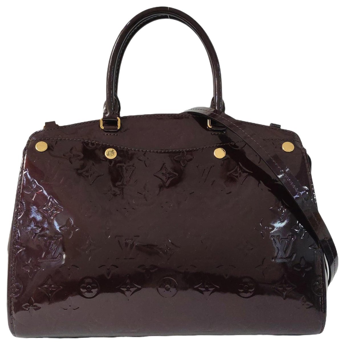 Bréa patent leather handbag