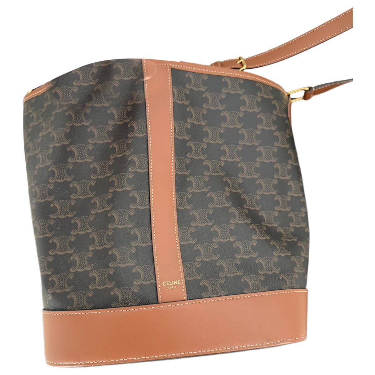 SAC SEAU leather handbag