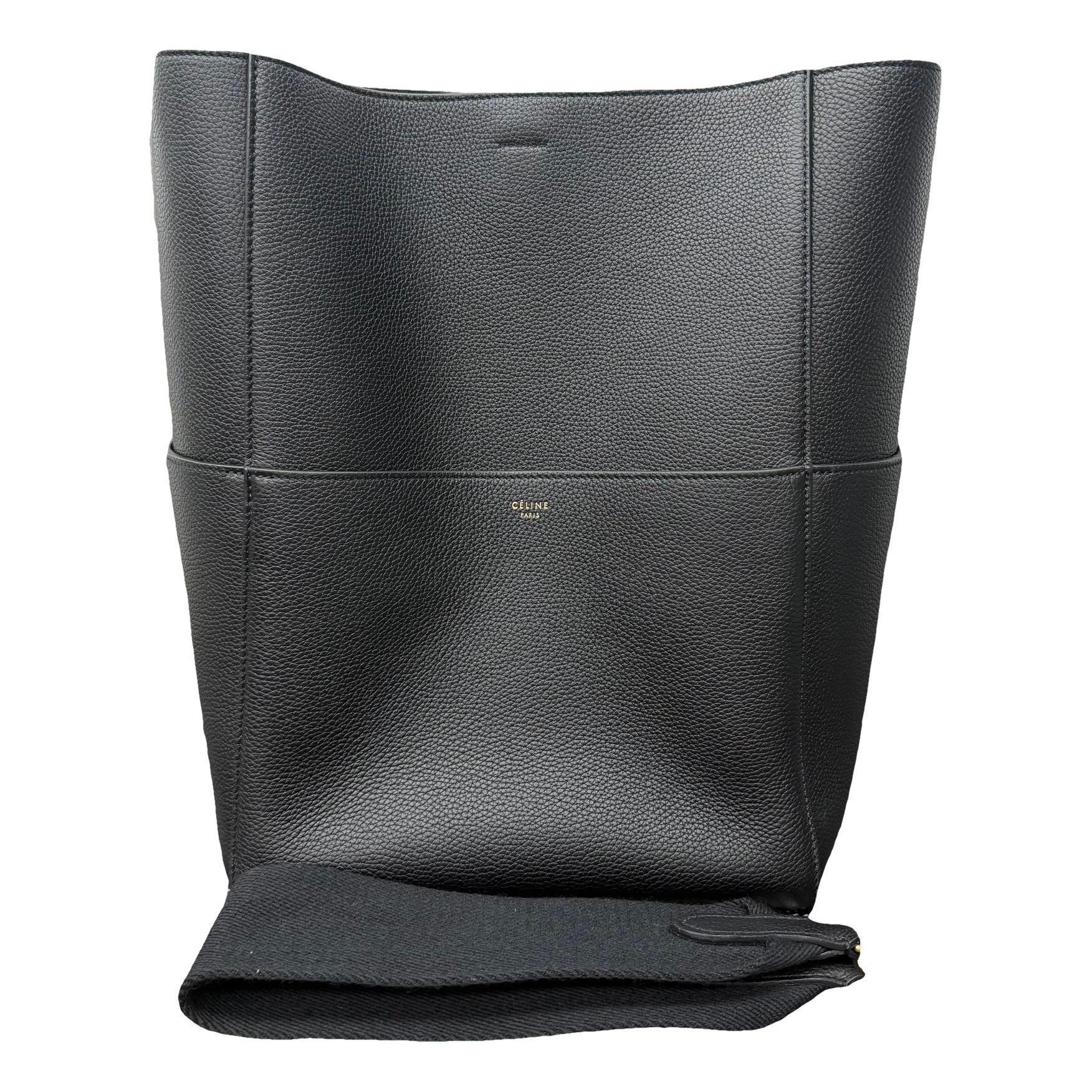 Seau Sangle leather handbag