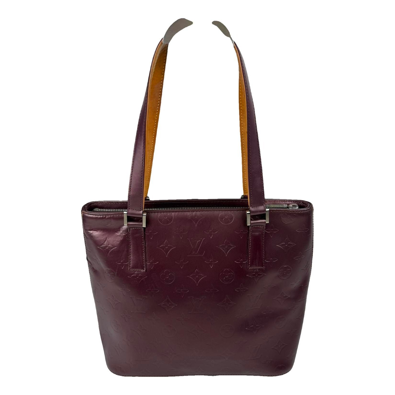 Houston patent leather handbag