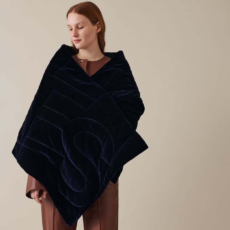 Veloutee Matelassee stole