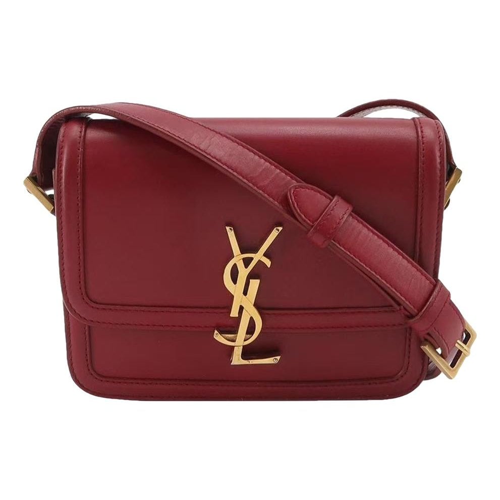 Solférino leather handbag