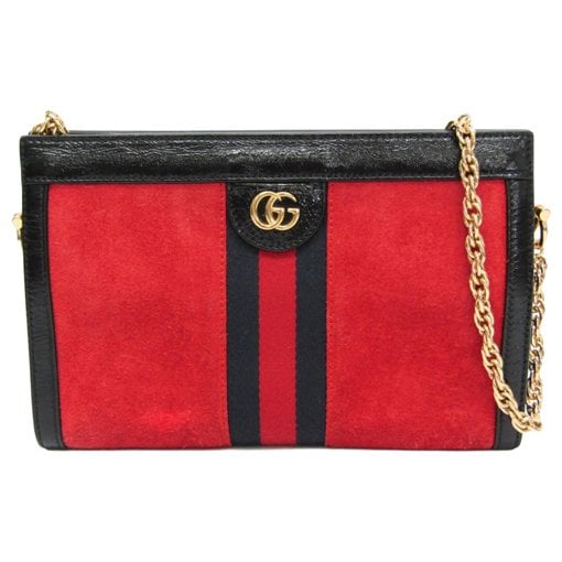 Ophidia Chain leather handbag