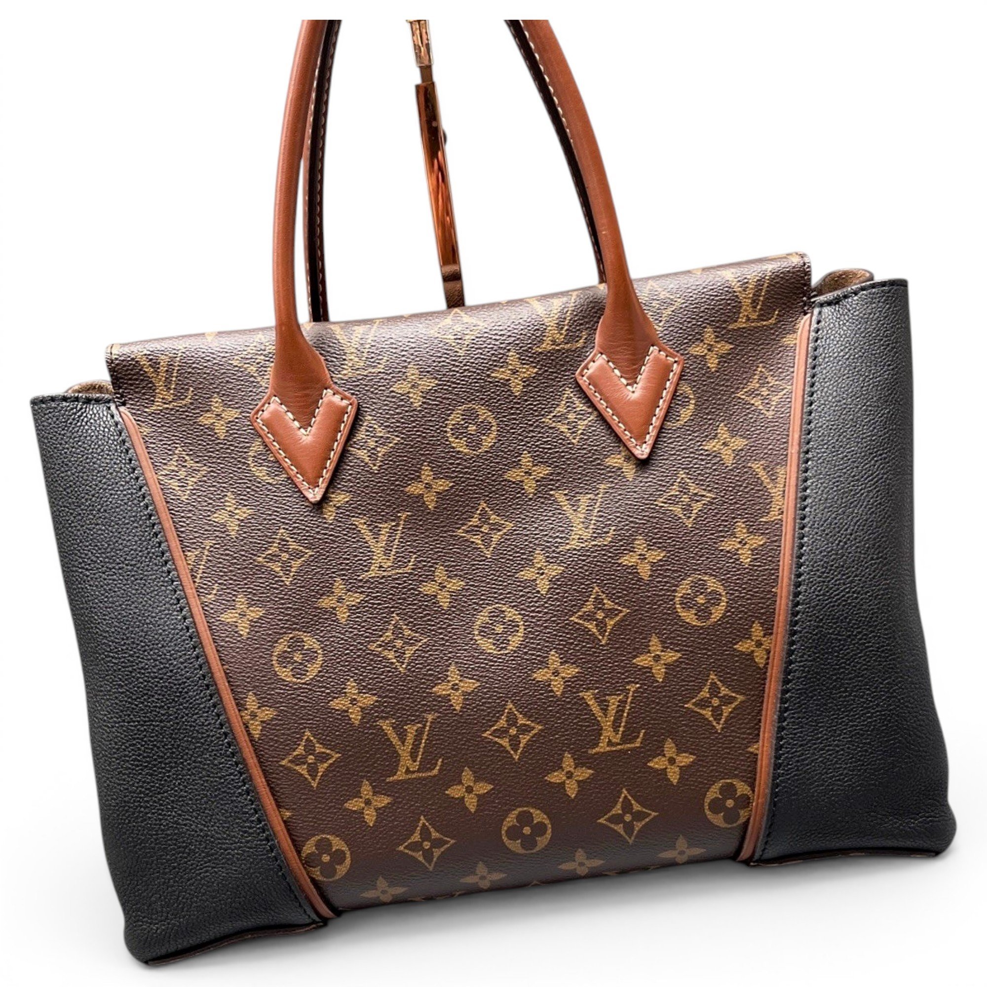 Tote W leather handbag