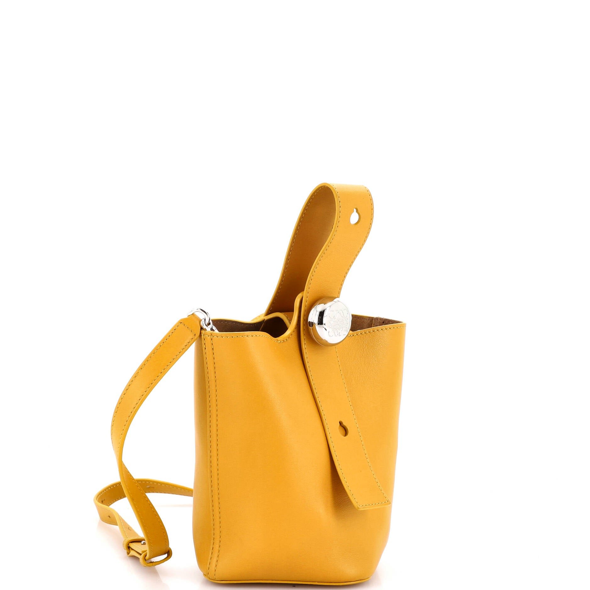 Loewe Pebble Bucket Bag Leather