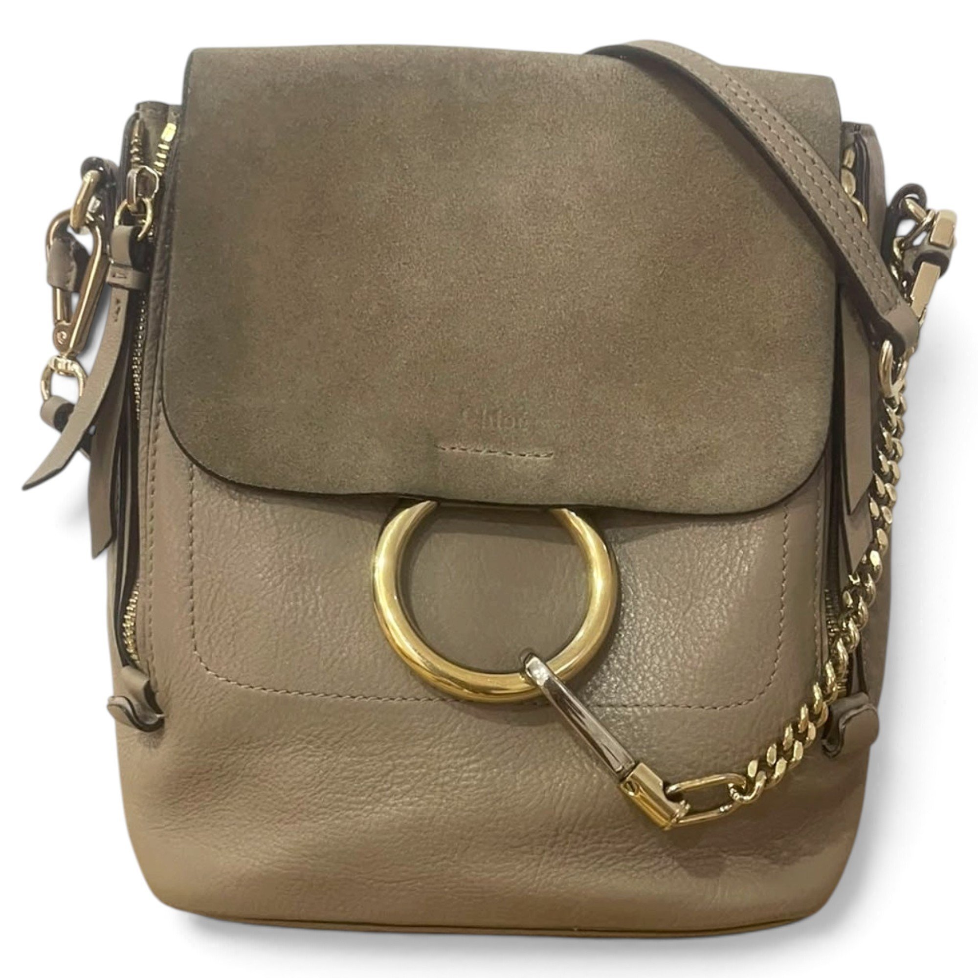 Faye leather backpack