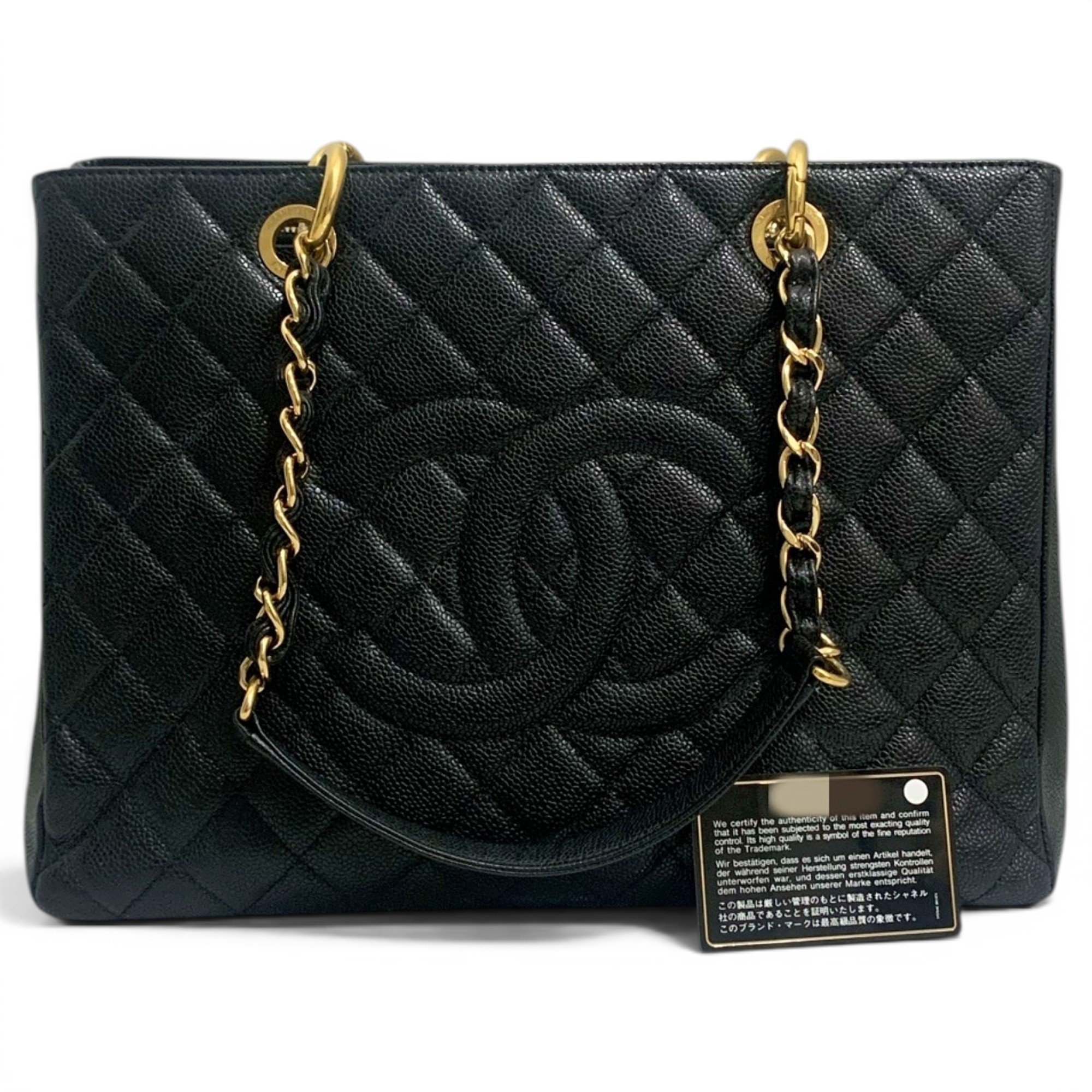 Grand shopping leather tote