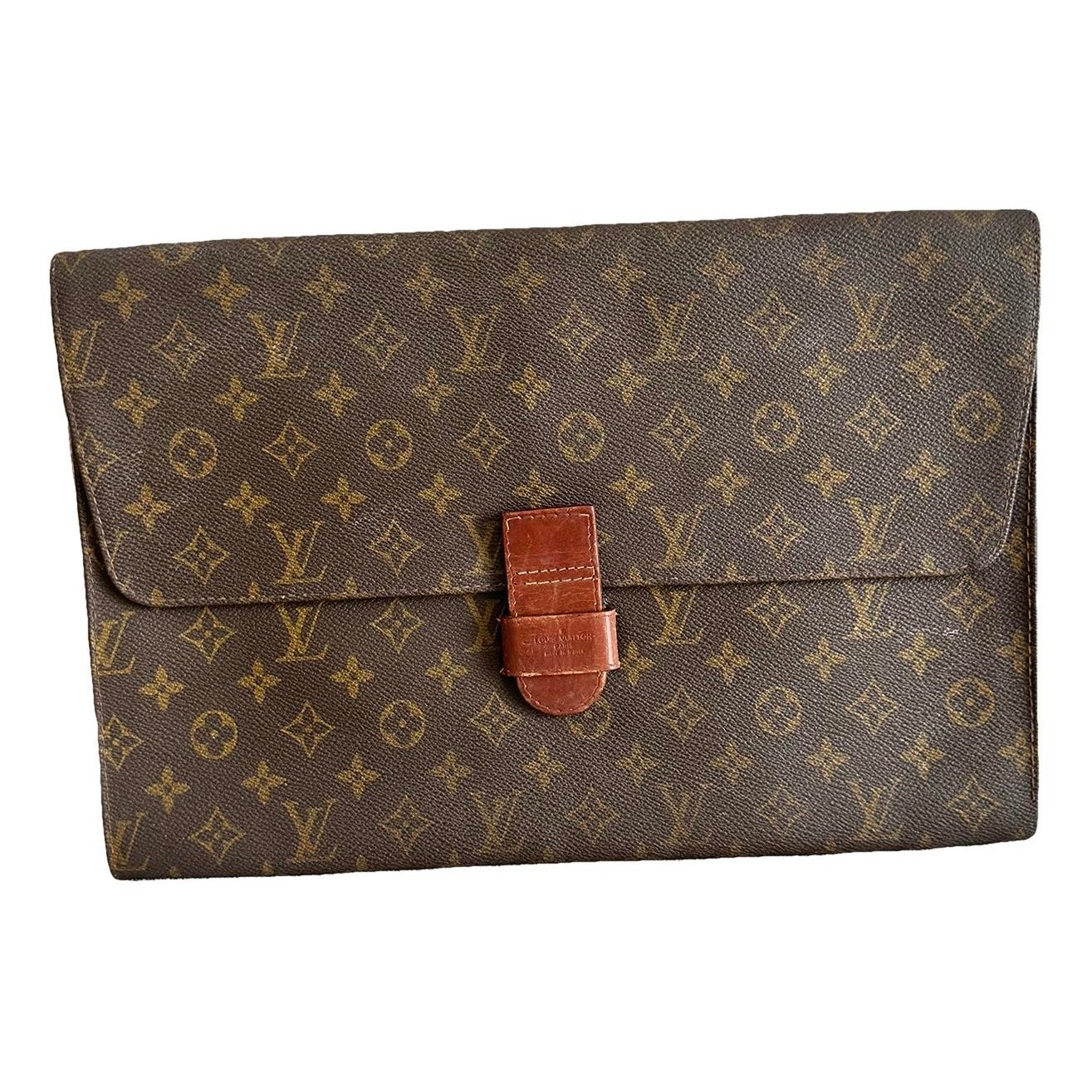 Serviette Ambassadeur leather clutch bag