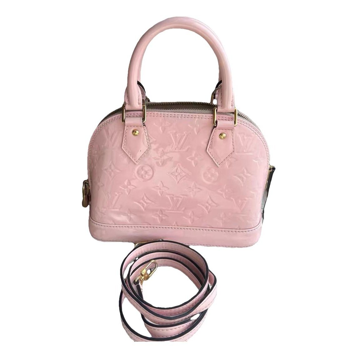 Alma BB patent leather handbag