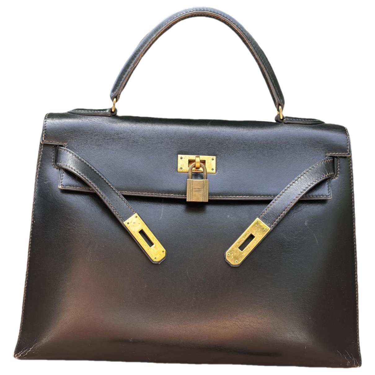 Kelly 32 leather handbag