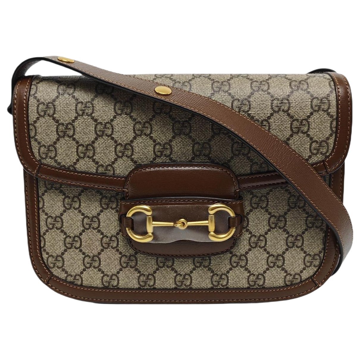 Handle Horsebit 1955 leather crossbody bag