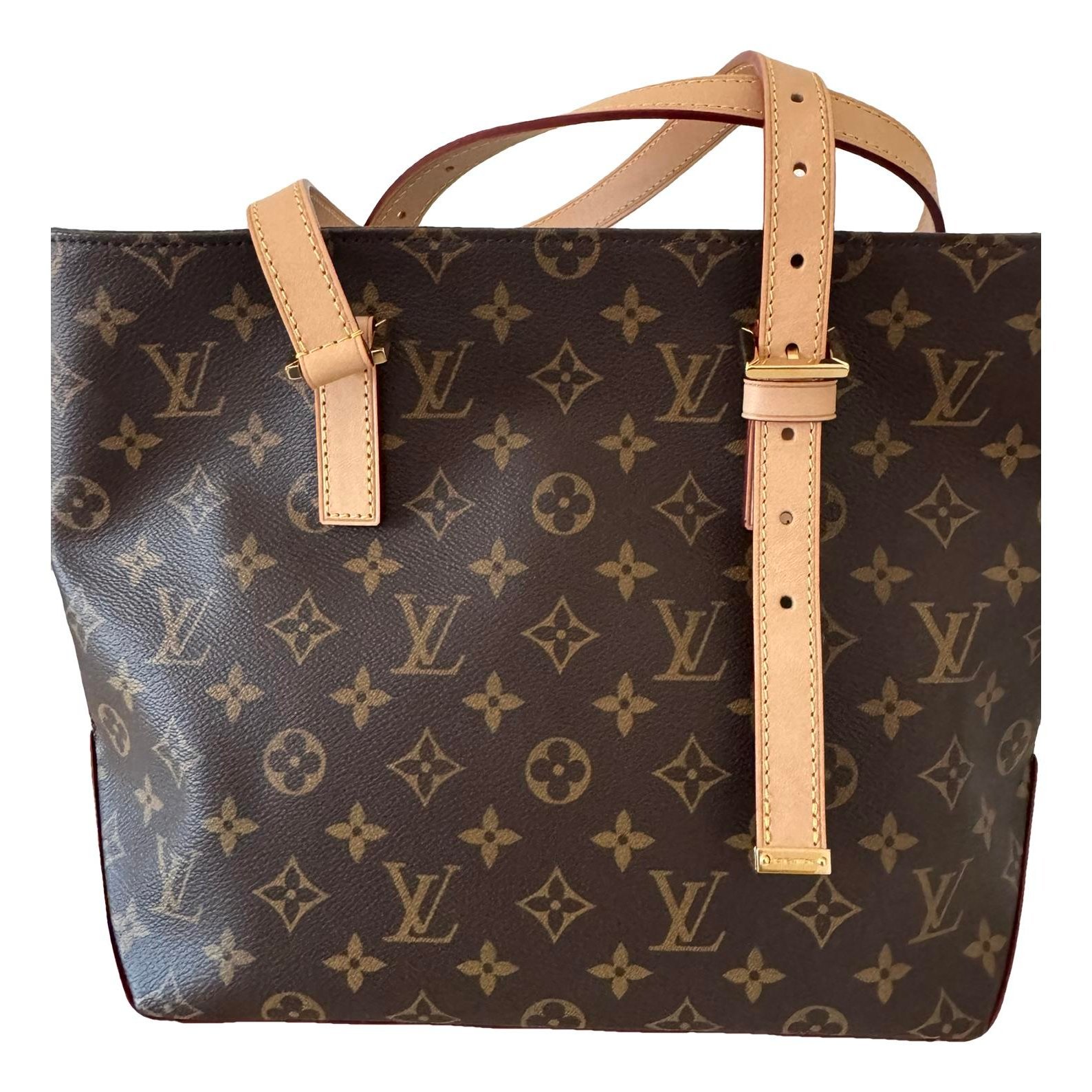 Piano leather tote