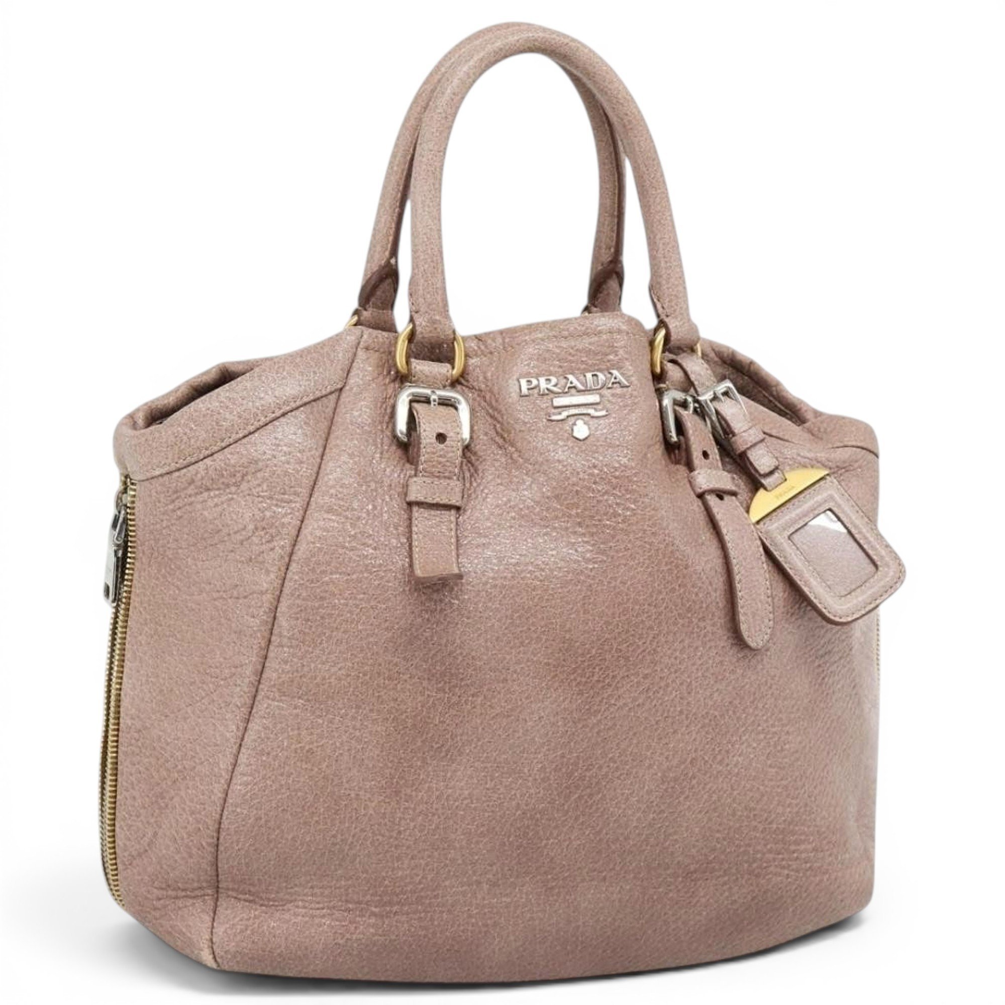 Leather handbag
