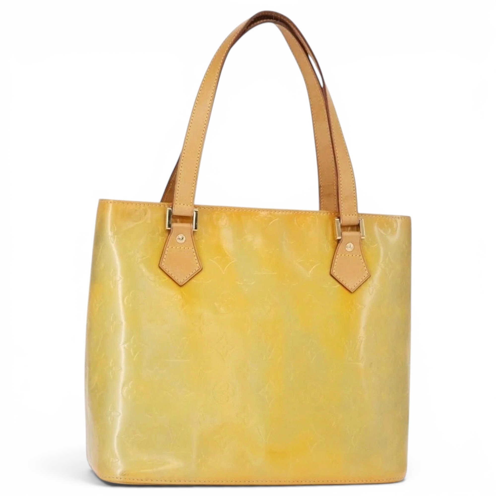 Patent leather handbag