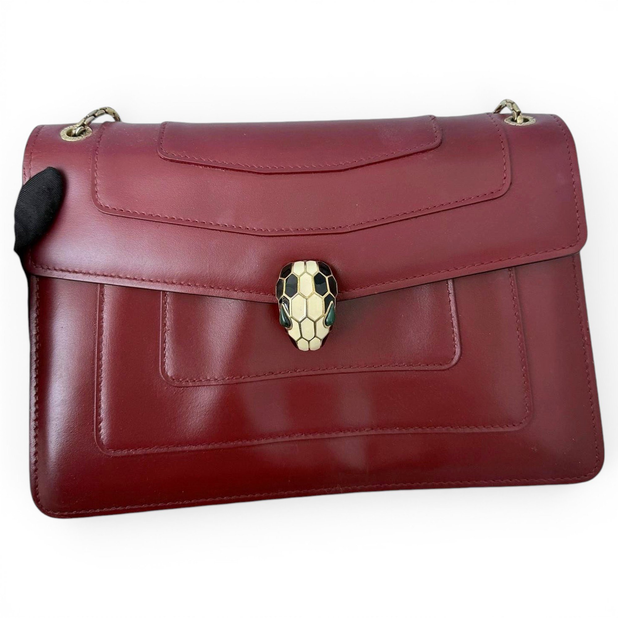 Serpenti leather crossbody bag
