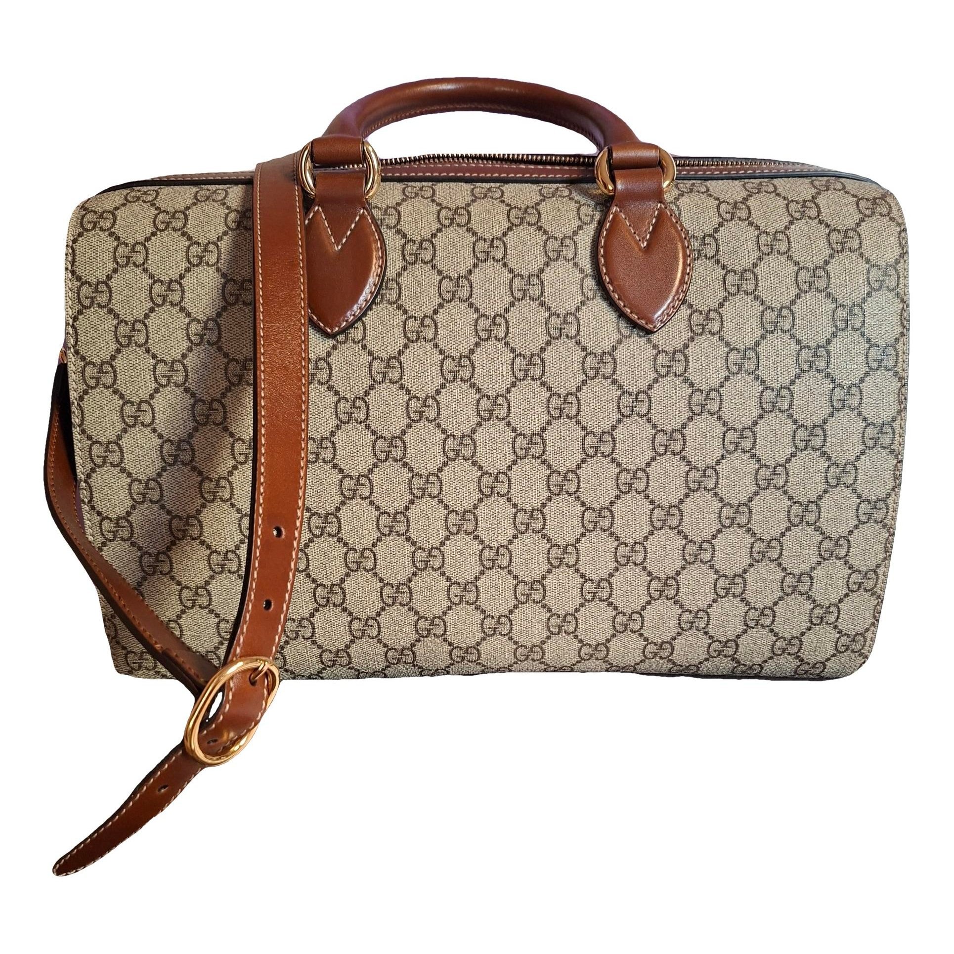 Boston leather handbag