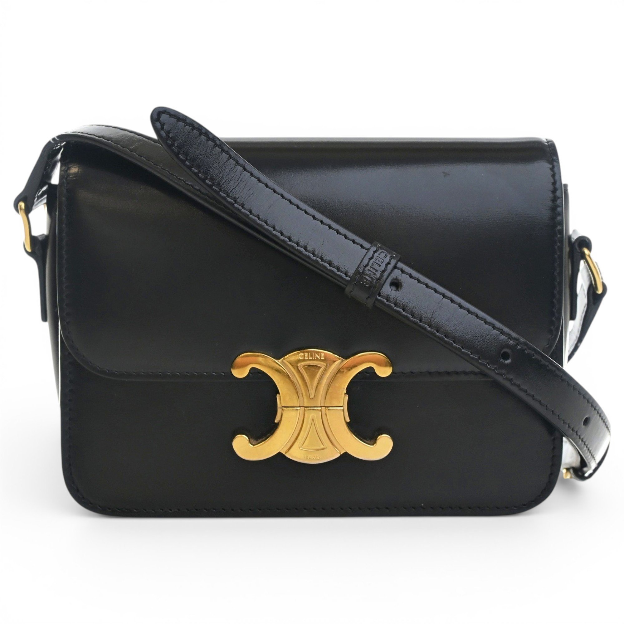 Leather crossbody bag