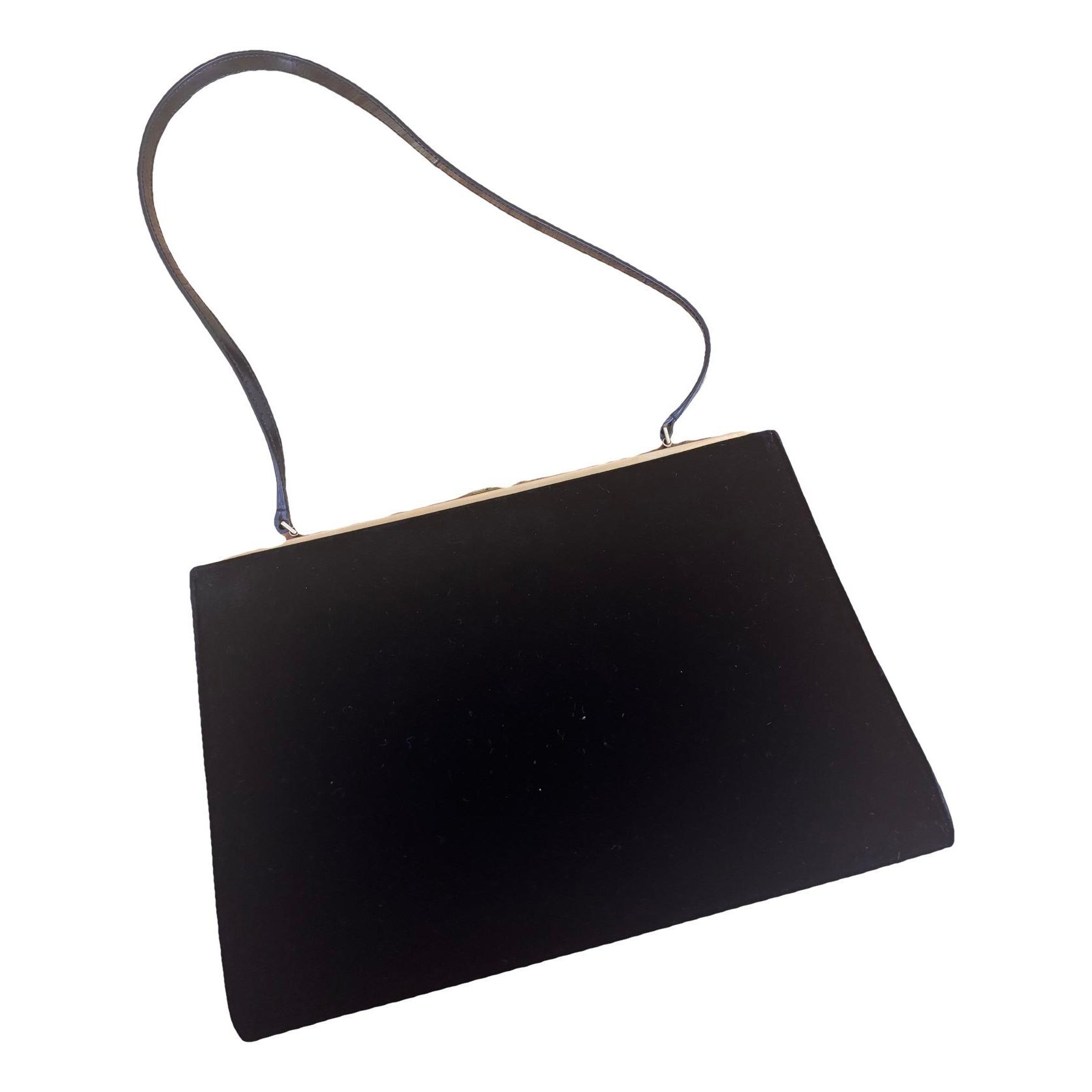 Velvet clutch bag