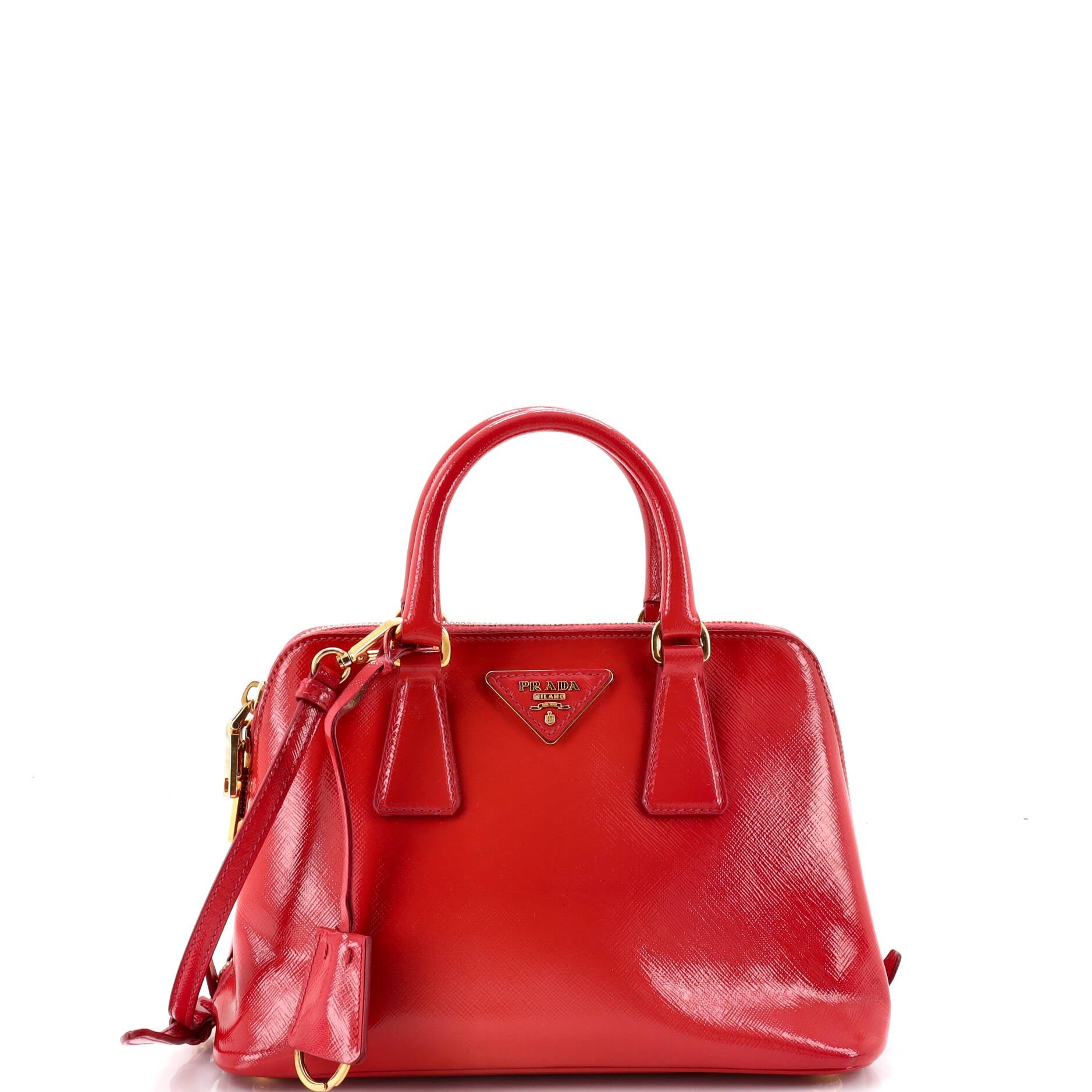 Promenade Bag Vernice Saffiano Leather Small