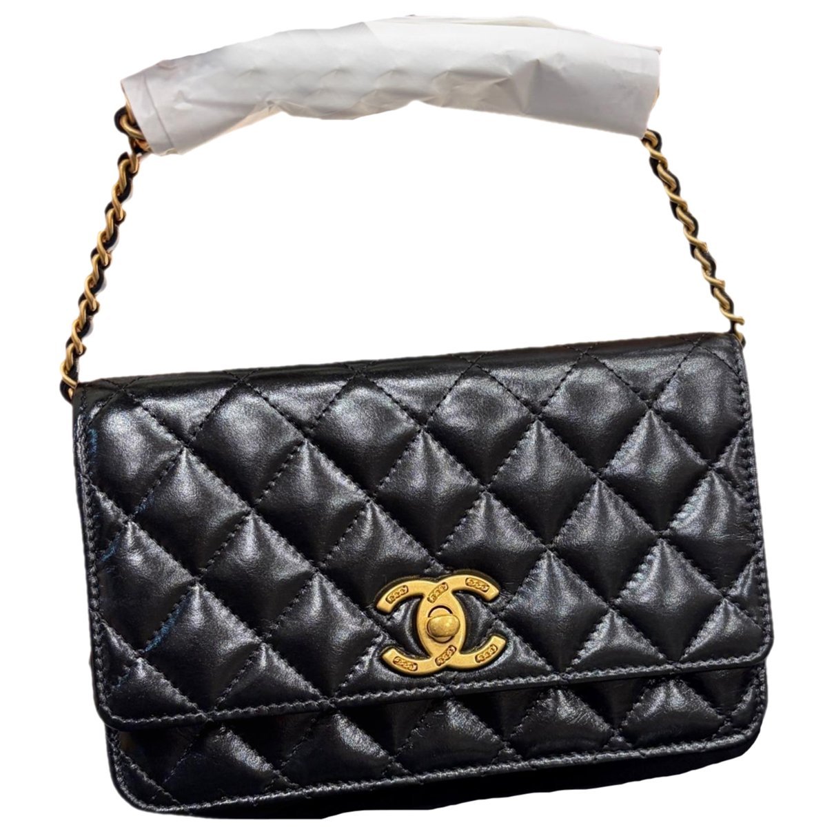 Trendy CC Wallet on Chain leather crossbody bag