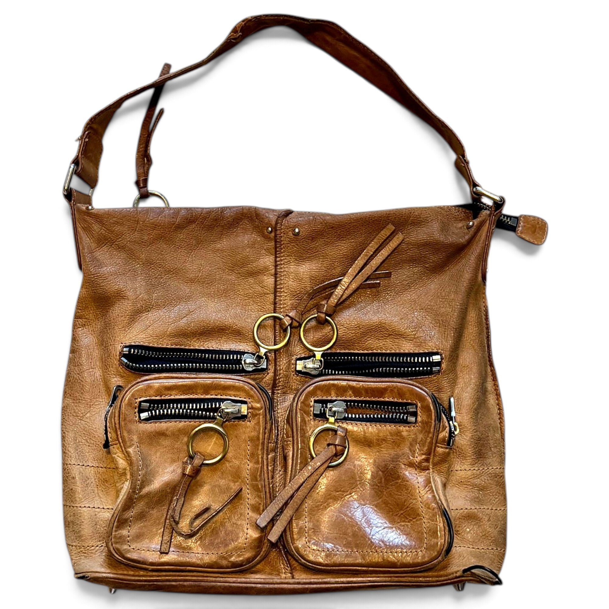 Leather handbag
