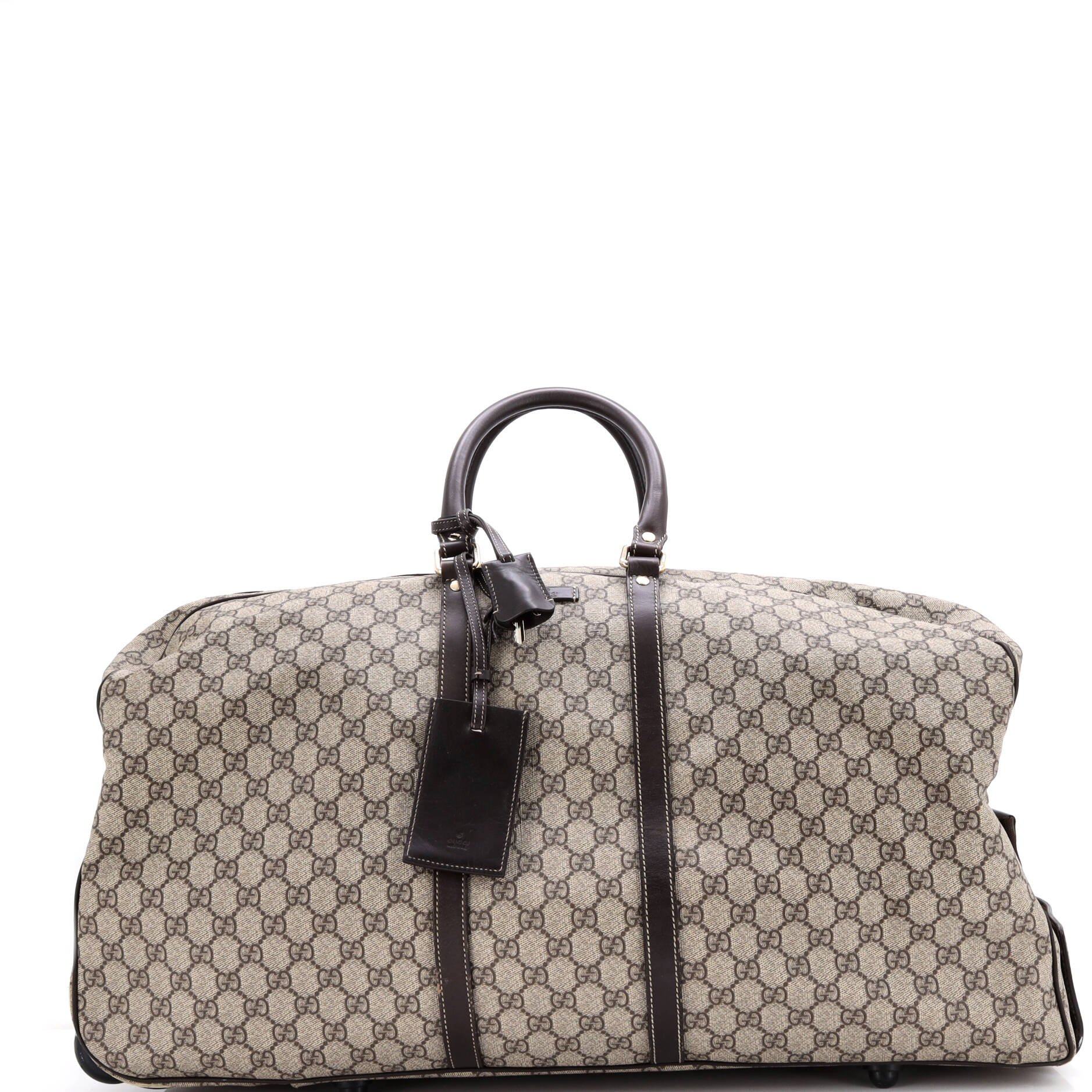 Rolling Duffle Bag GG Coated Canvas Large