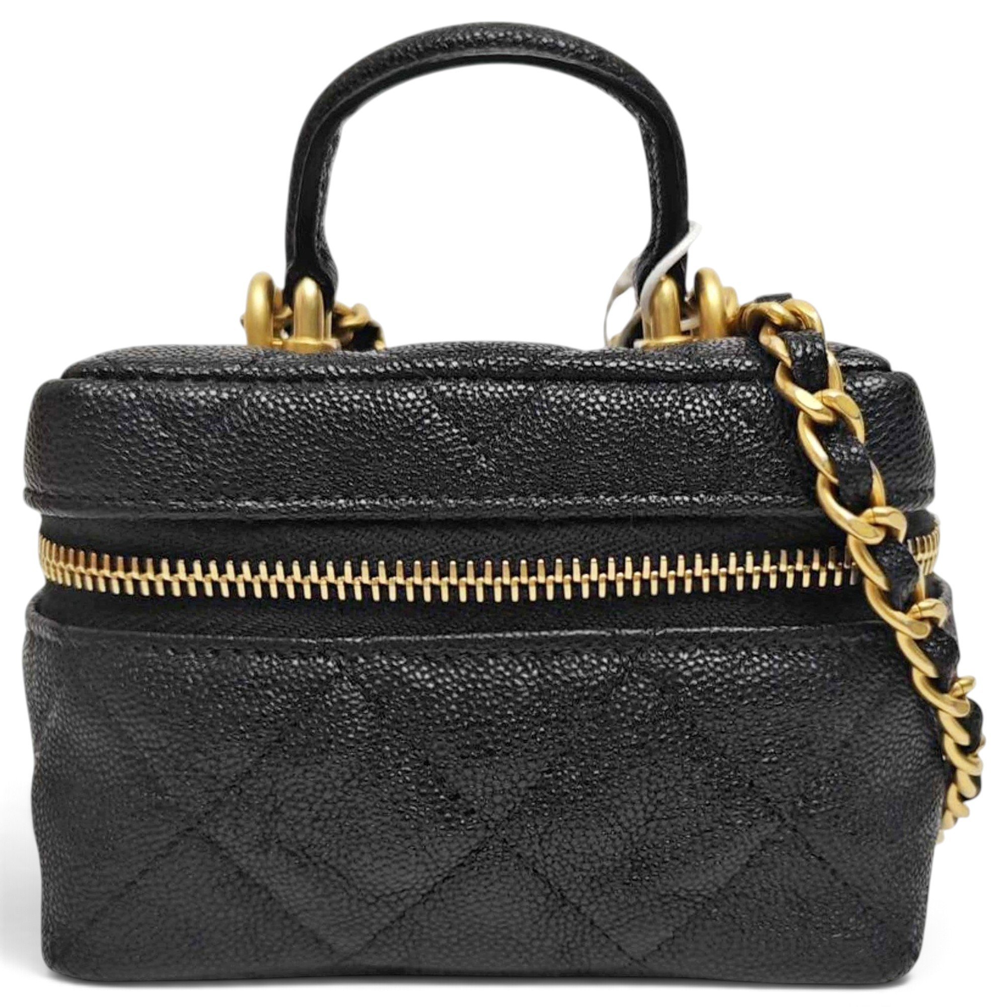 Trendy CC Vanity leather handbag