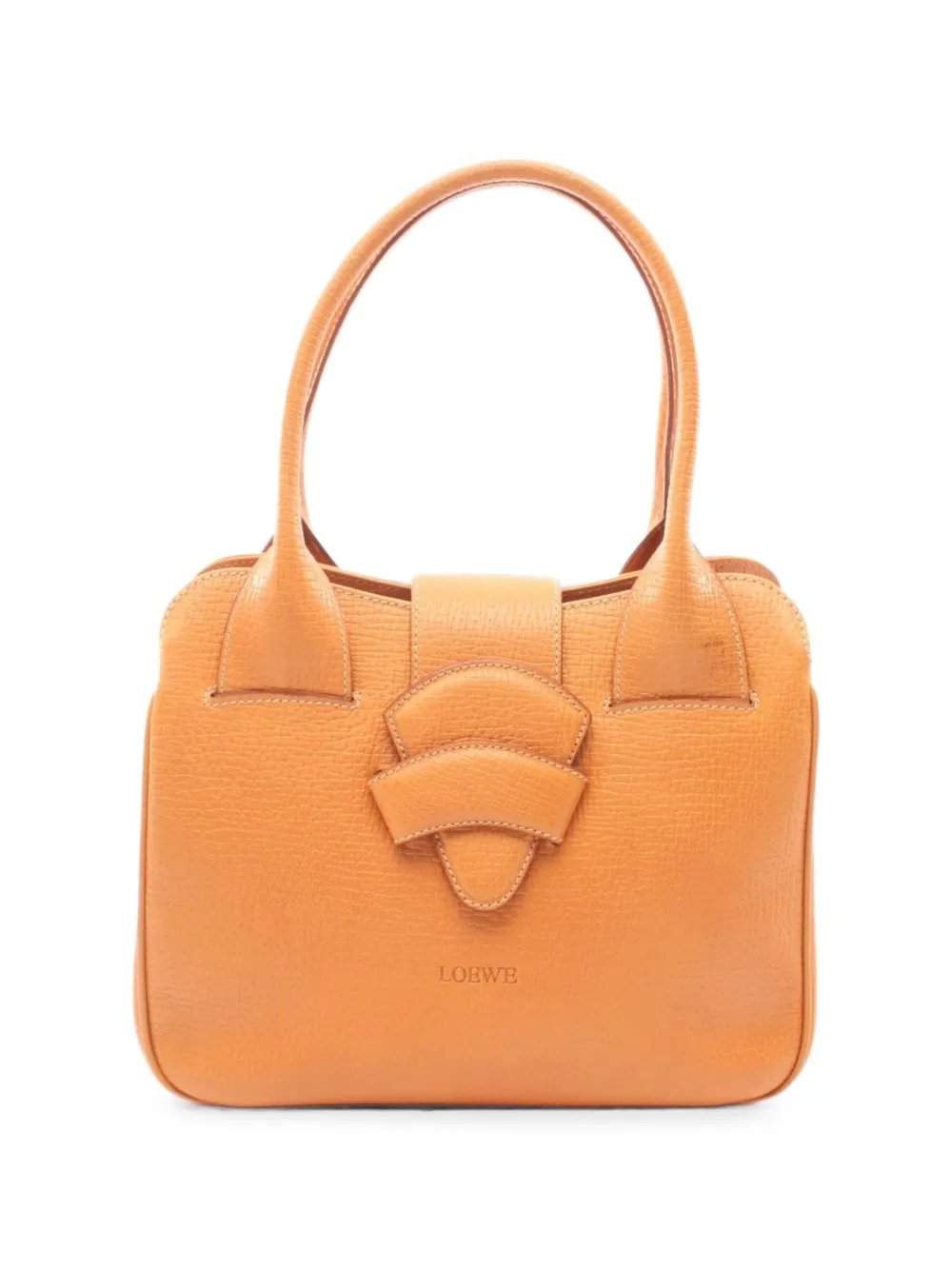 2000s Barcelona leather tote bag