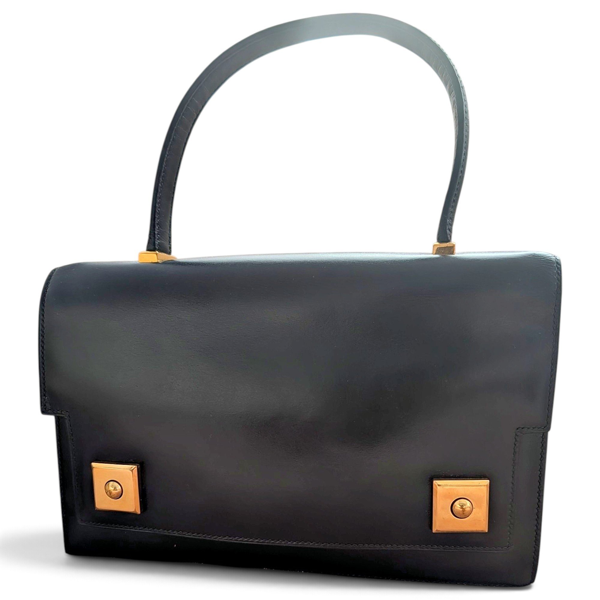 Piano leather handbag