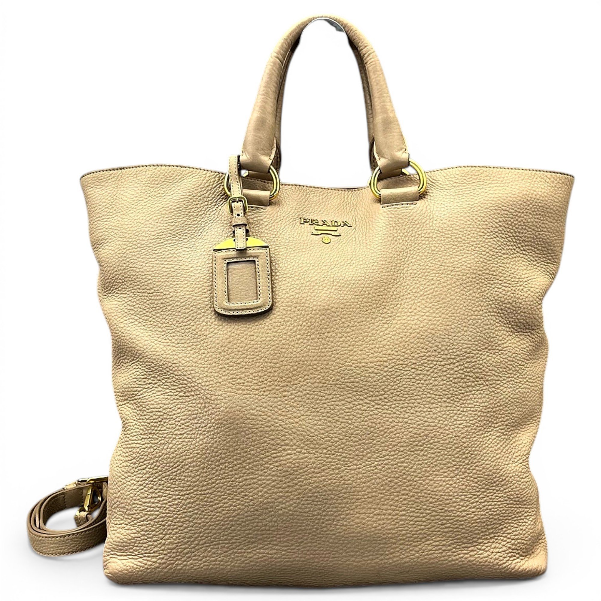 Leather tote