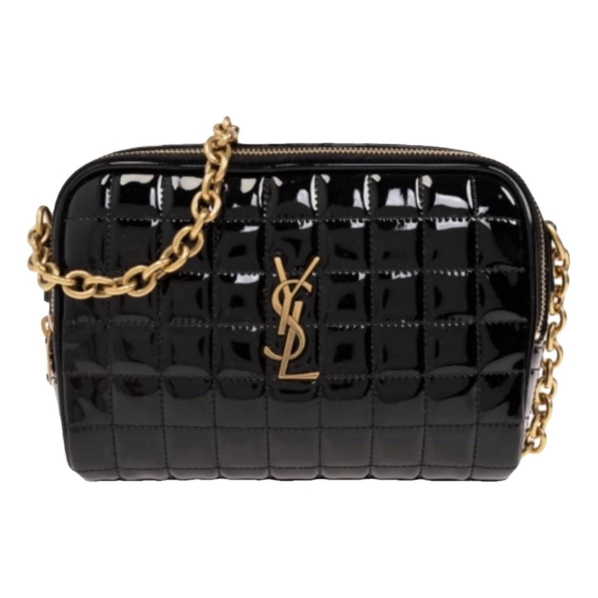 Cassandra patent leather crossbody bag
